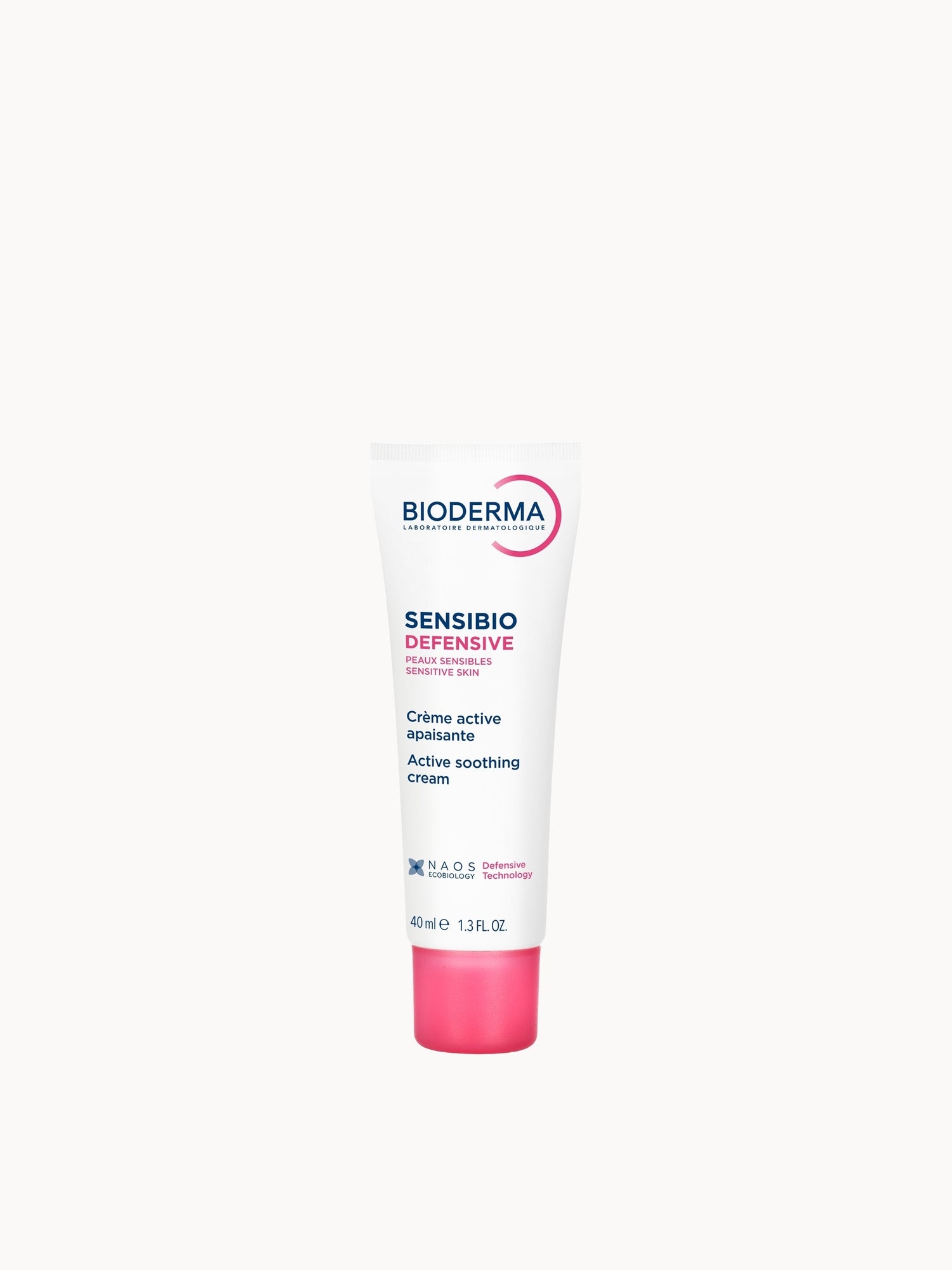 Bioderma Sensibio Defensive Active Soothing Face Cream for Sensitive Skin - Provides 12hr Hydration 40ml