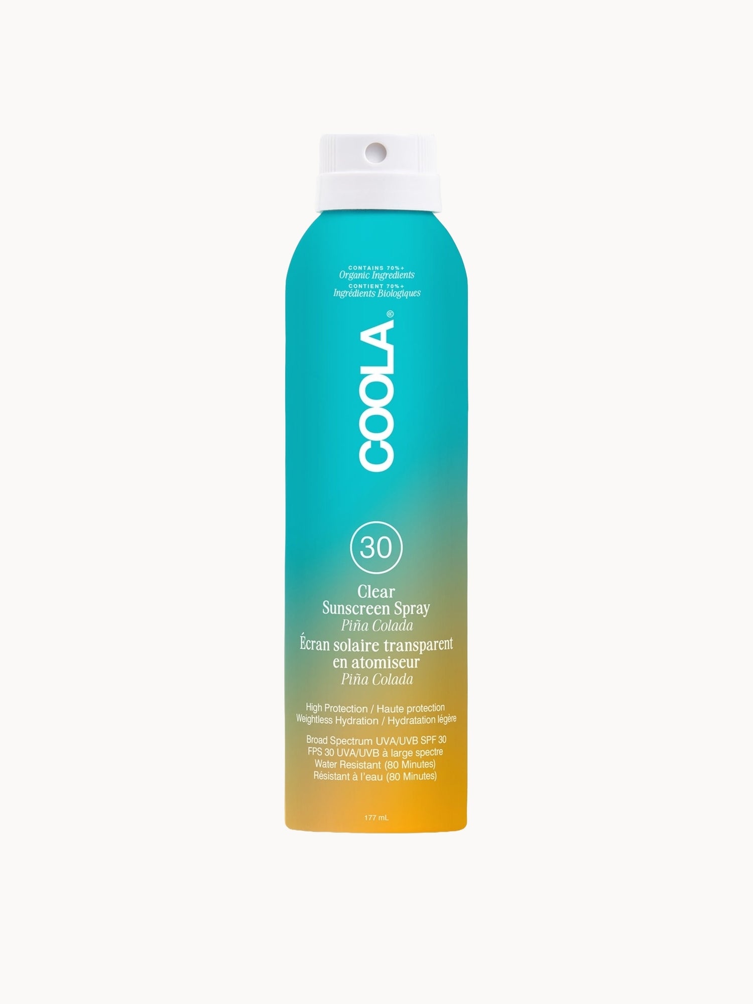 COOLA Classic Sunscreen Spray SPF30 Pina Colada 177ml