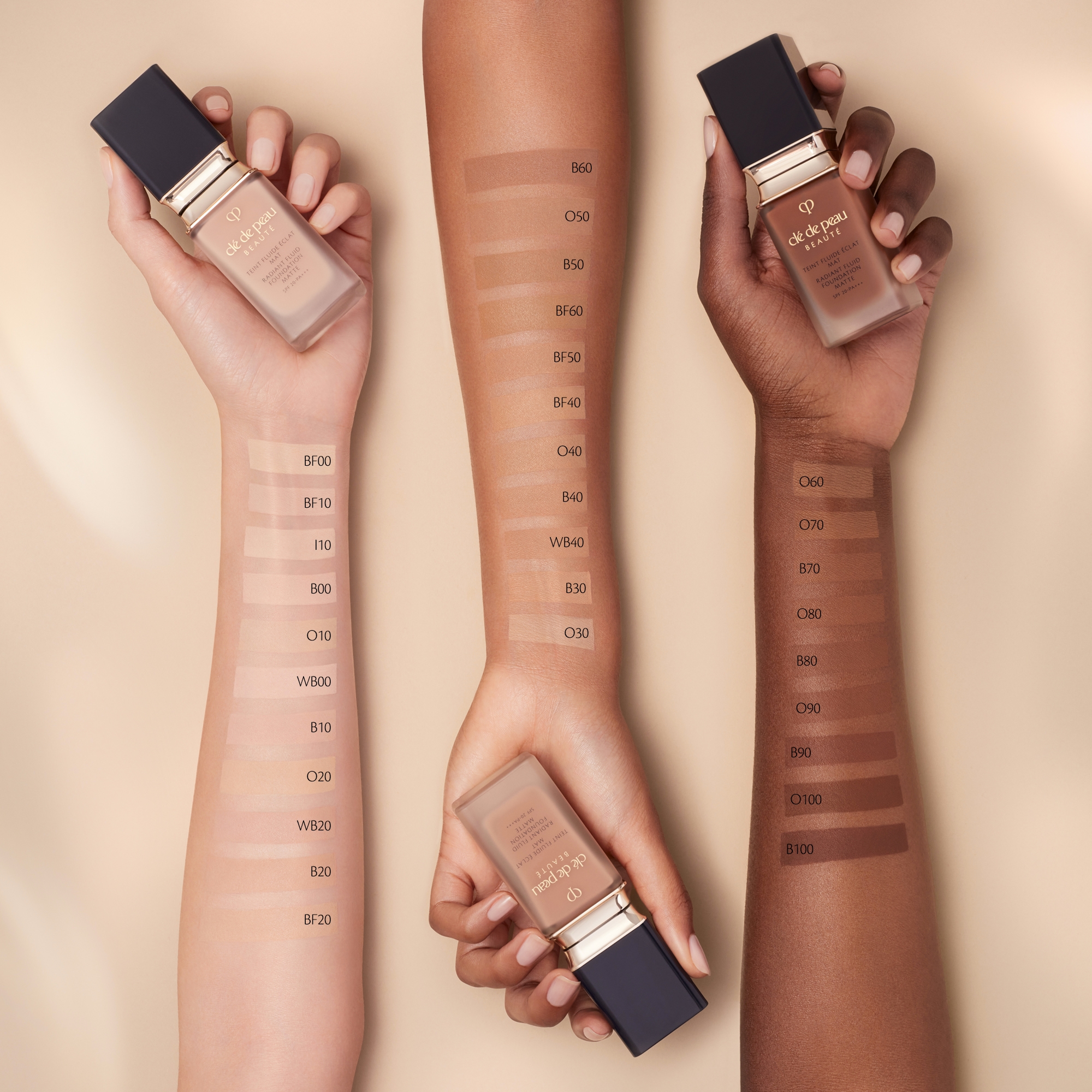 Clé de Peau Beauté Radiant Fluid Foundation Matte (Various