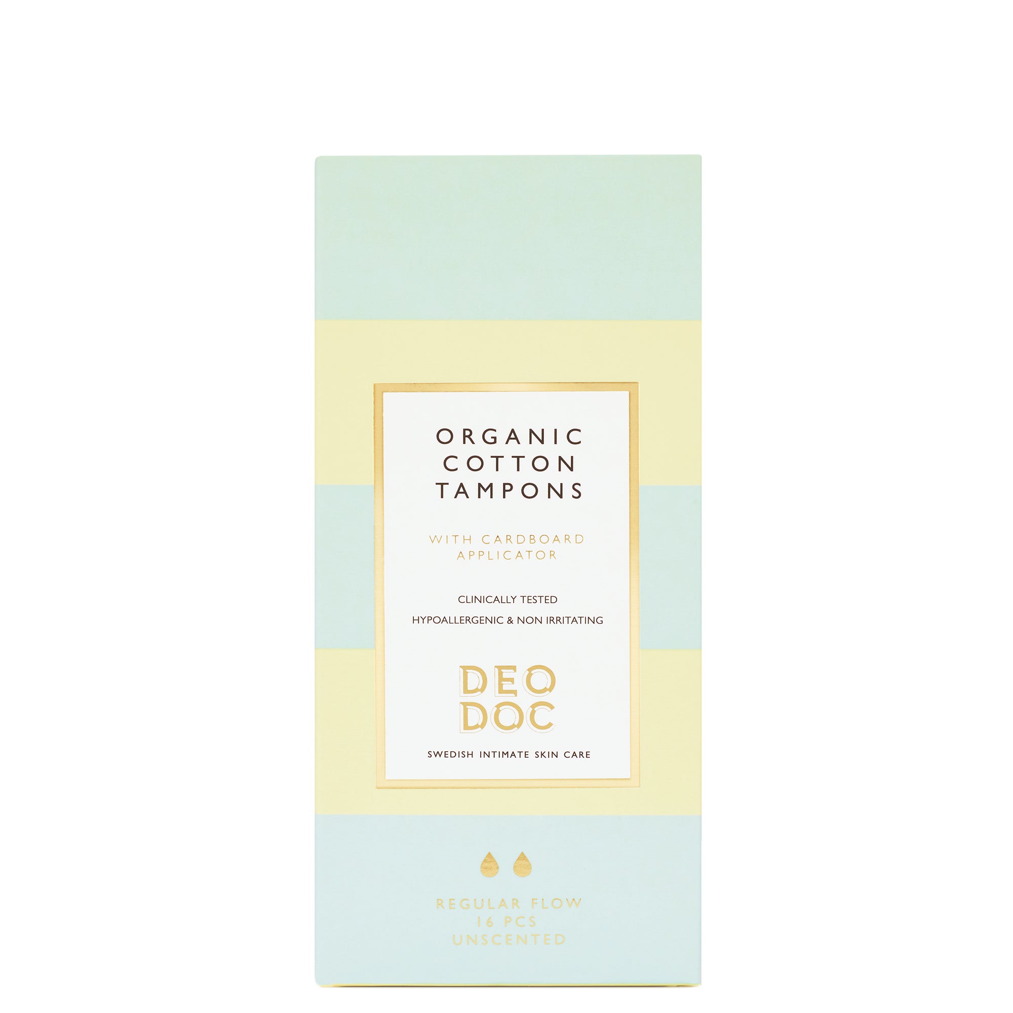 DeoDoc Organic Cotton Tampons - Option: Super Flow