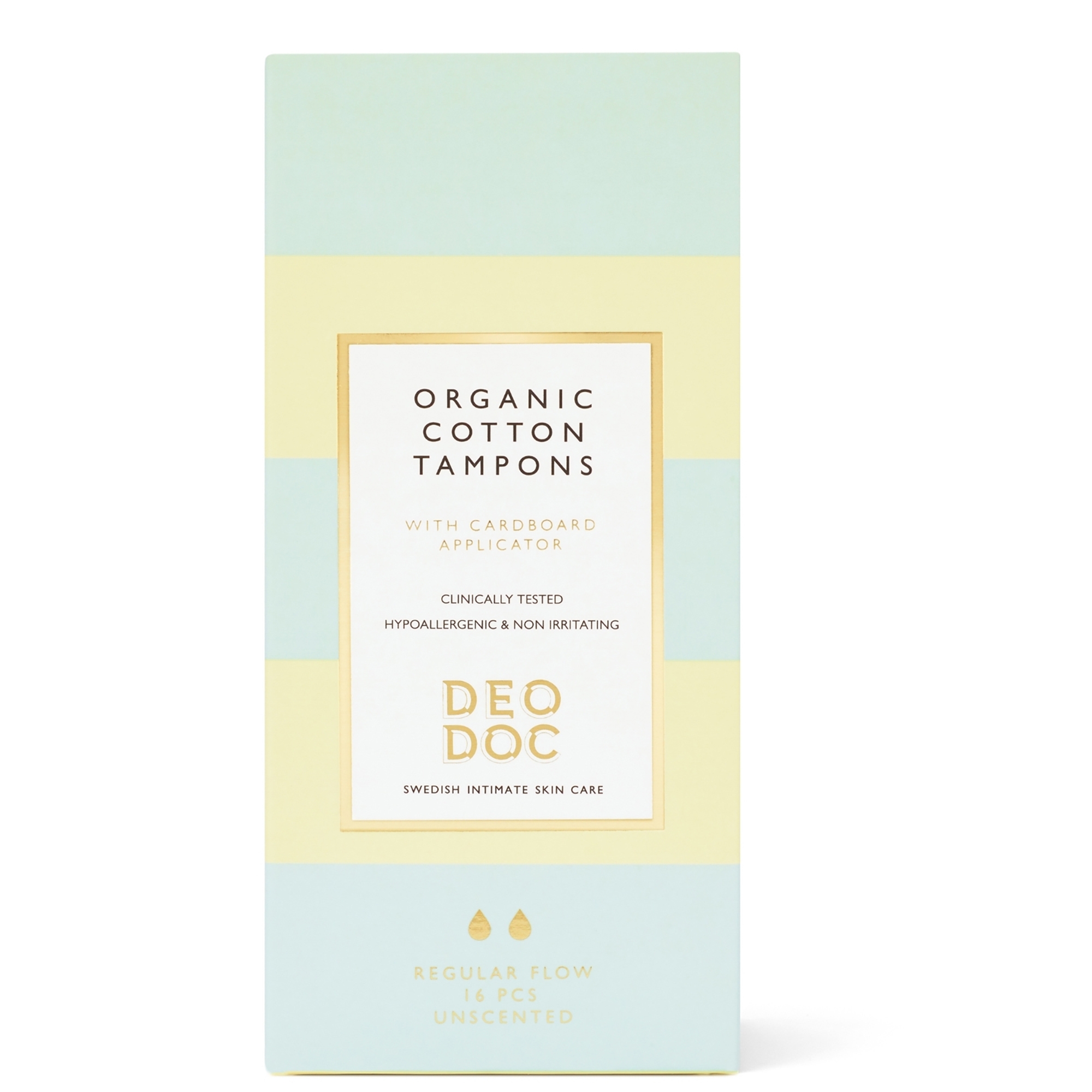 cult DeoDoc Organic Cotton Tampons Regular Flow