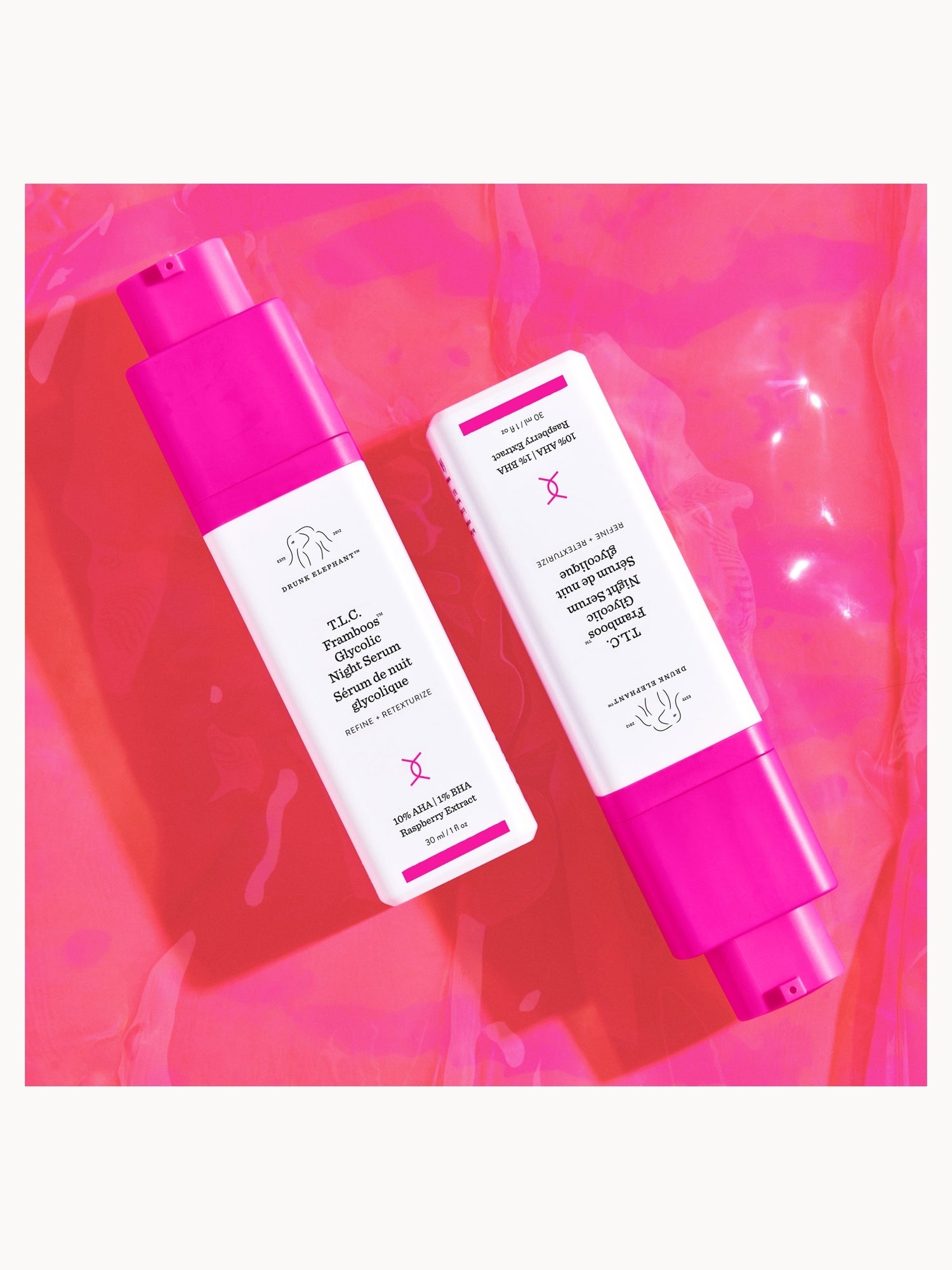 Drunk Elephant T.L.C. Framboos Night Serum 30ml | LOOKFANTASTIC