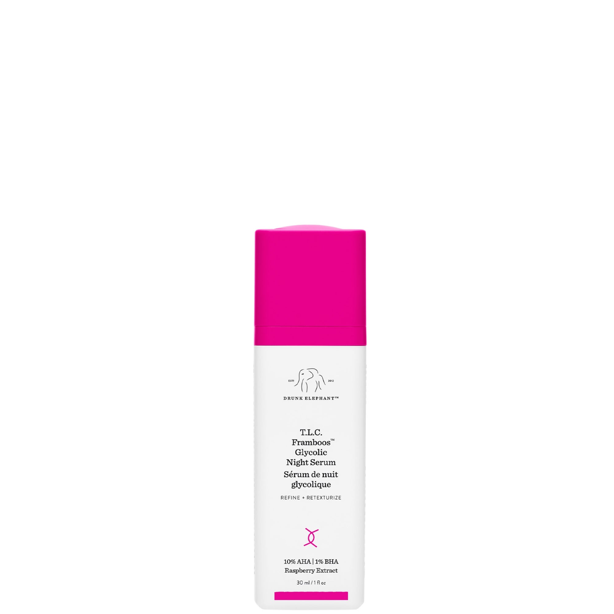 Drunk Elephant T.L.C. Framboos Night Serum 30ml | Cult Beauty