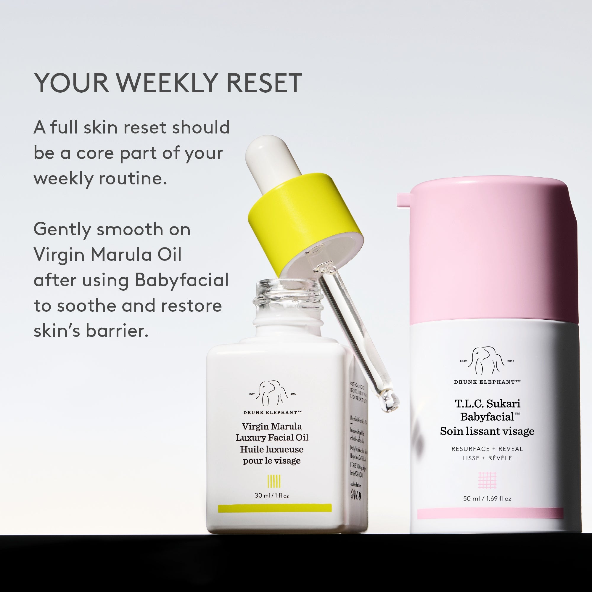 パック・フェイスマスク Drunk Elephant Babyfacial 50ml Drunk Elephant TLC Glycolic Babyfacial Mask 50ml | Cult Beauty
