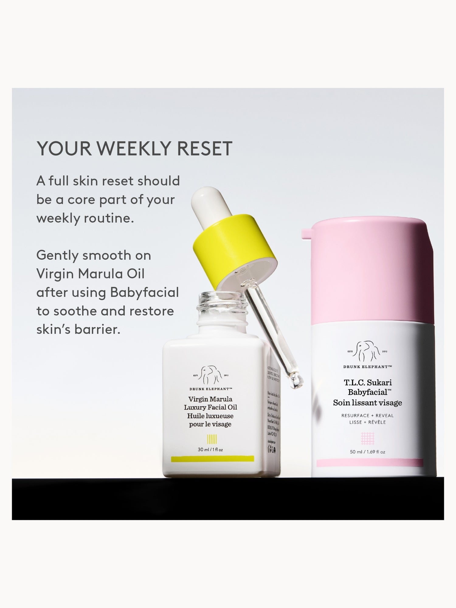 Drunk Elephant TLC Glycolic Babyfacial Mask 50ml | LOOKFANTASTIC