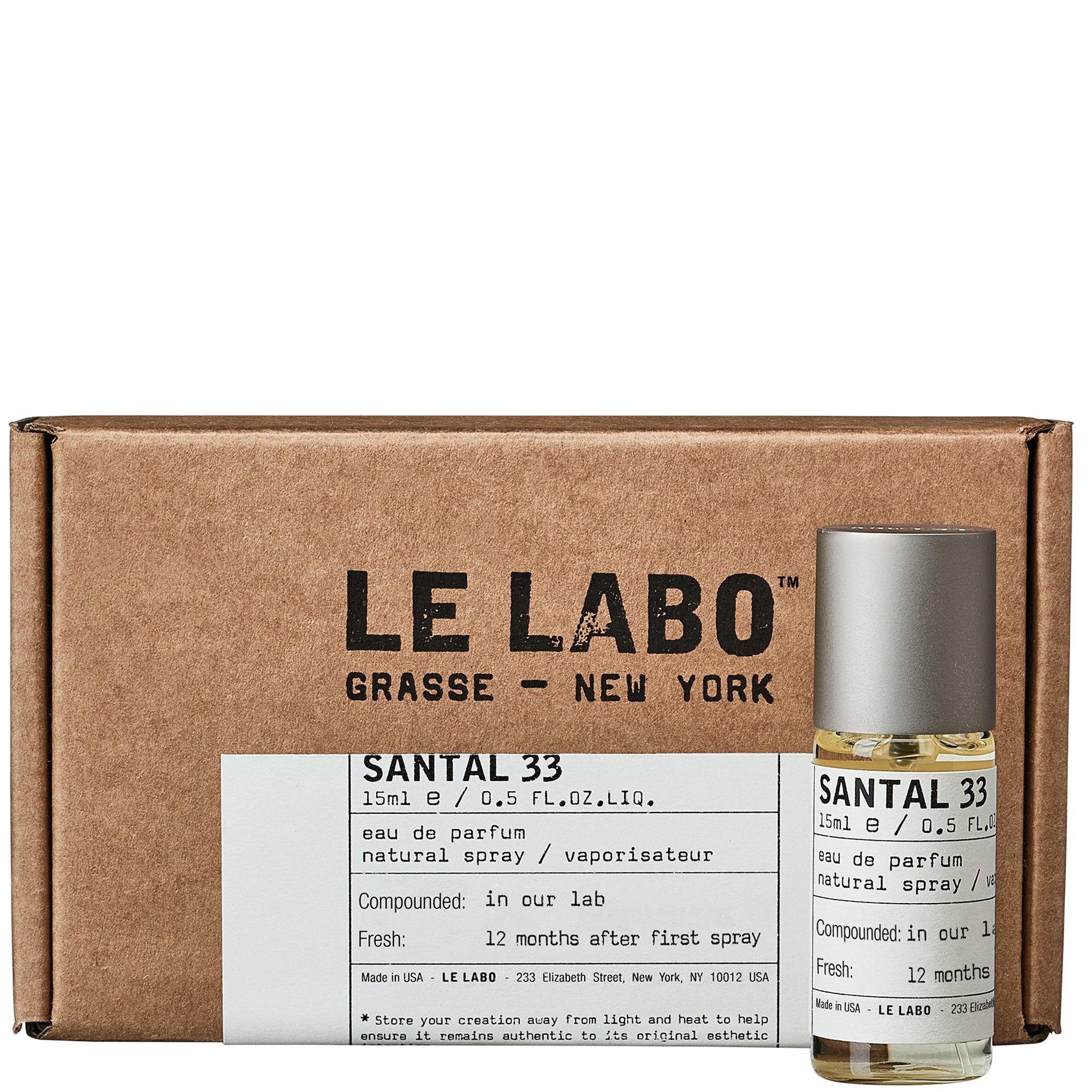 その他 LE LABO SANTAL 33 AMBRETTE 9 15ml Le Labo Santal 33 Eau de Parfum 15ml | Cult Beauty
