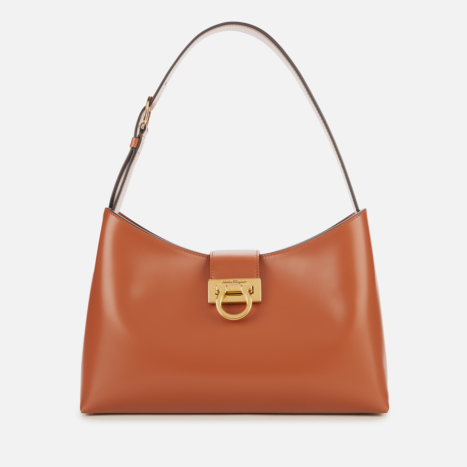 Ferragamo正規品/関税送料込み Gancini Trifolio Shoulder Bag Ferragamo Trifolio Shoulder Bag | Black | FARFETCH ID