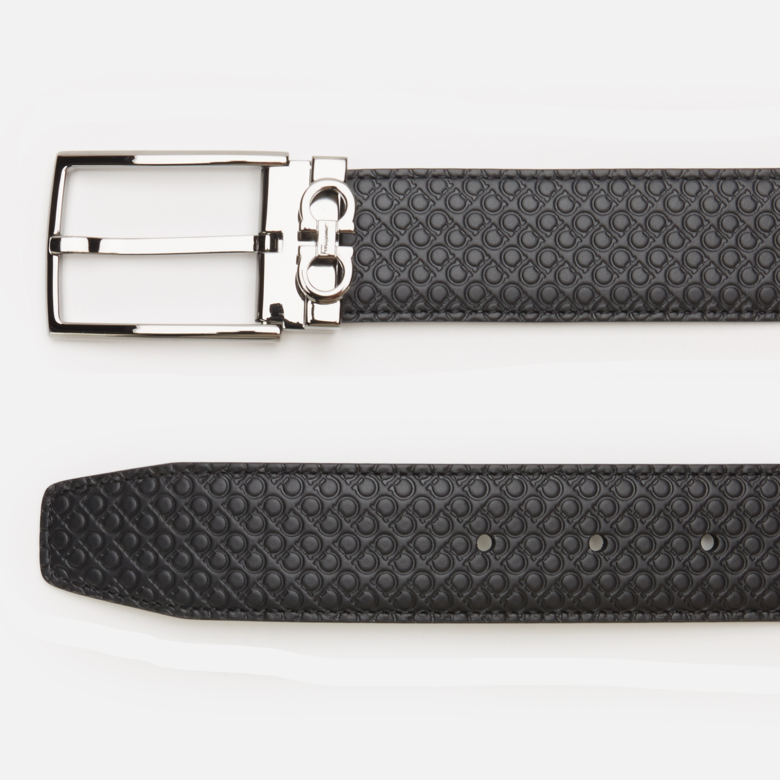 Adjustable Gancini belt, Belts, Men's