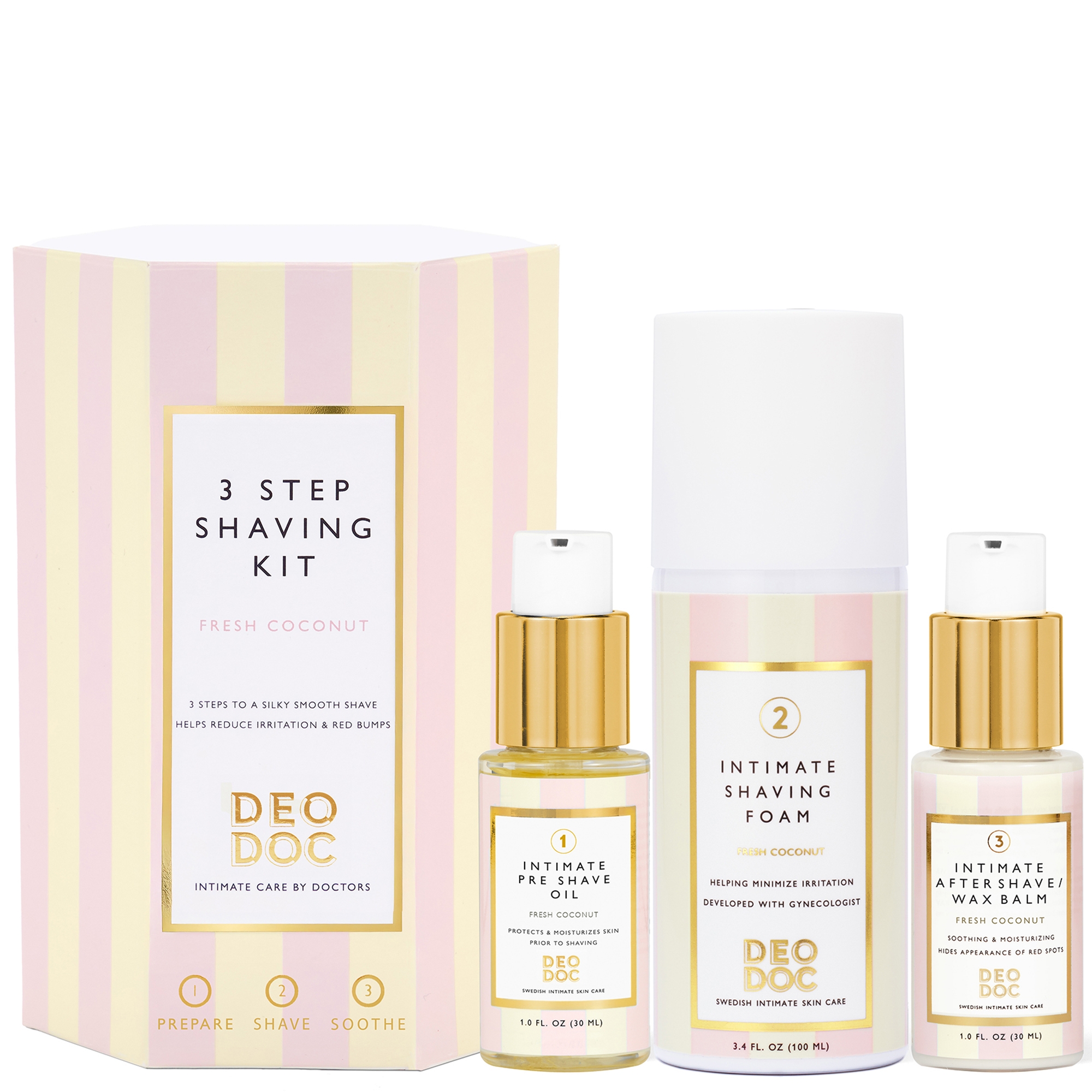 cult DeoDoc Shaving Kit Fresh Coconut