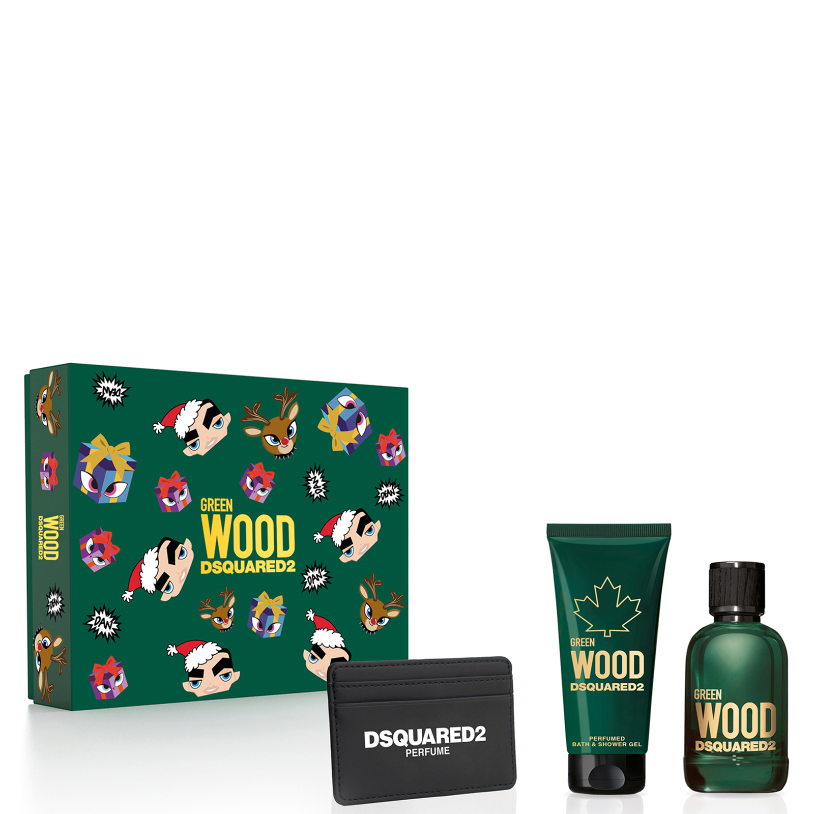 Dsquared2 Green Wood Eau de Toilette Set | LOOKFANTASTIC