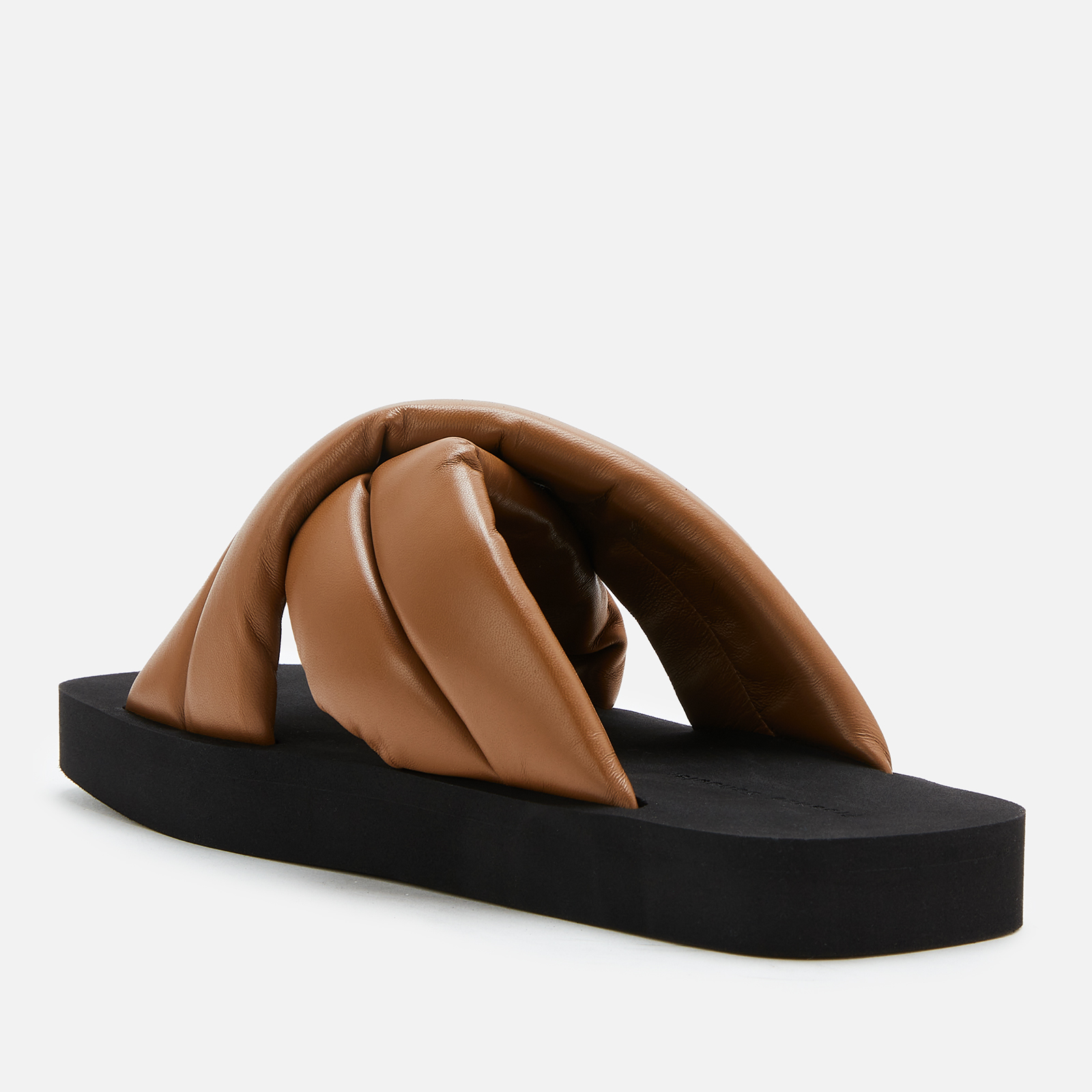 Proenza Schouler Women s Float Padded Leather Sandals Oak Coggles