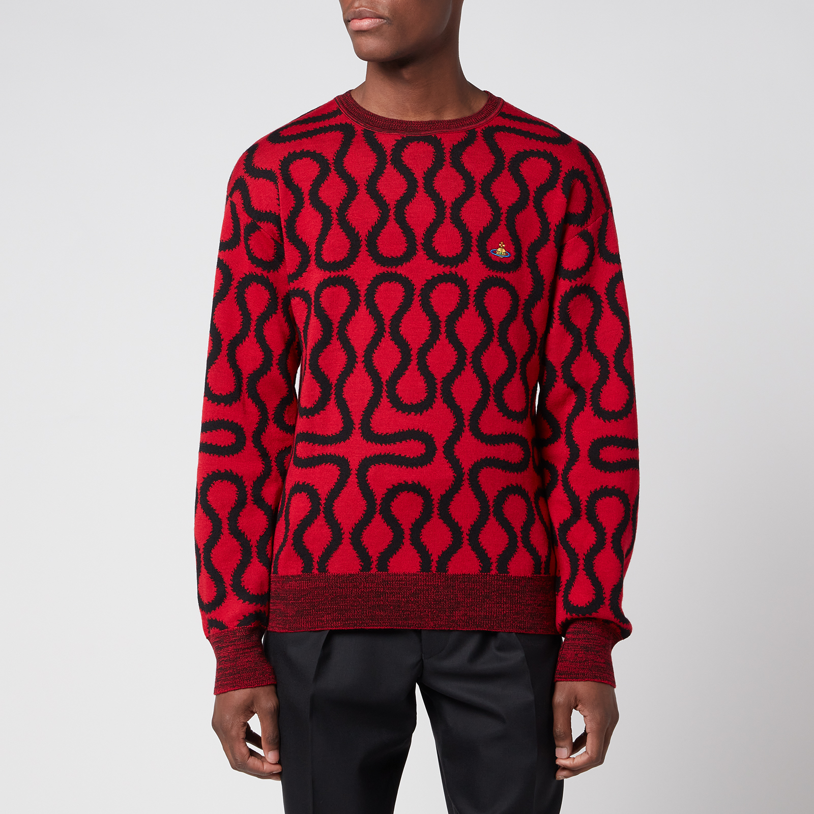 Vivienne Westwood Men's Marta Jumper - Red/Black - S | Coggles