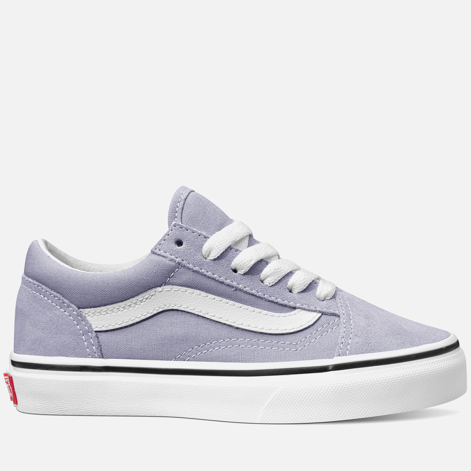 Vans Kids Old Skool Trainers Languid Lavender True White Allsole