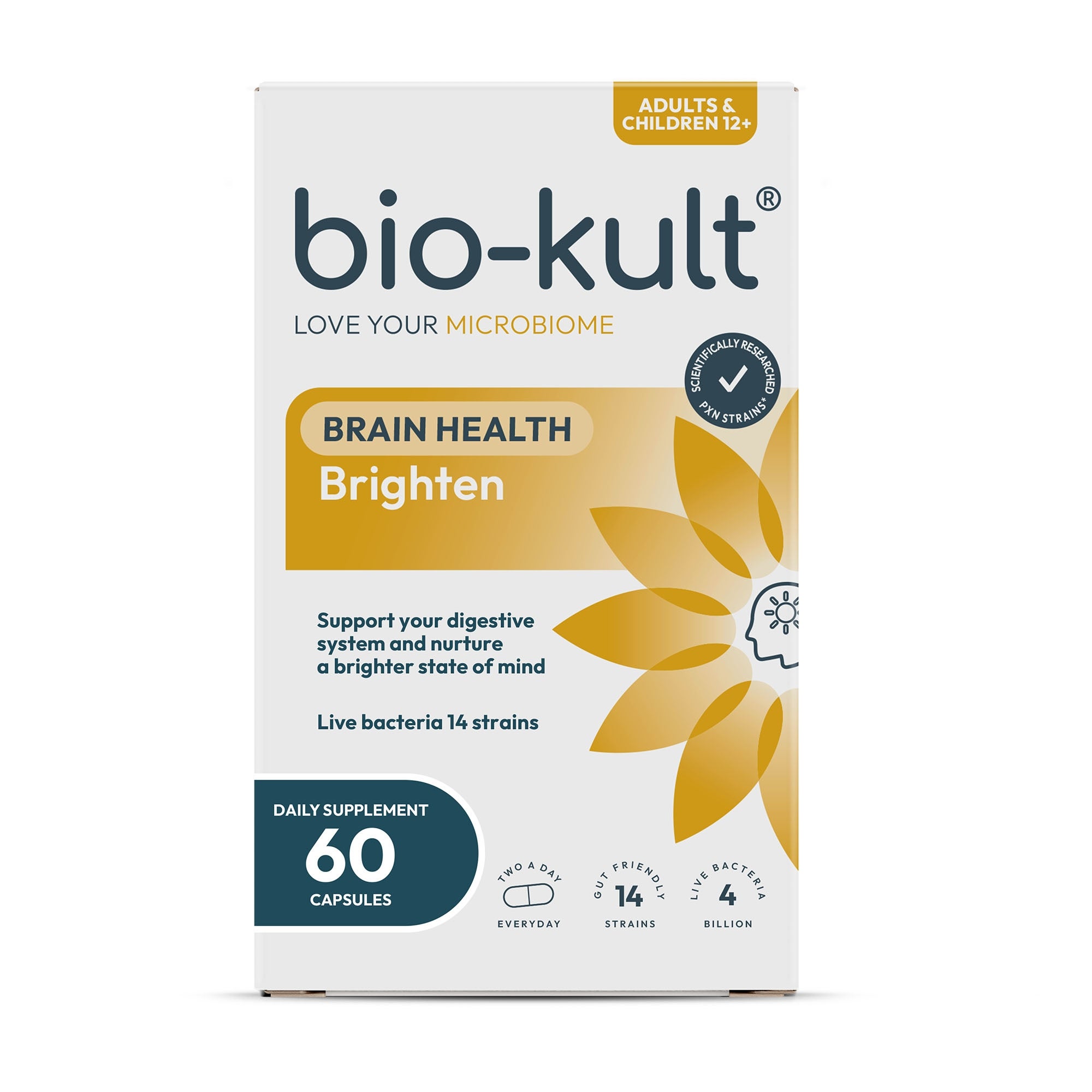 Bio-kult® Brighten 60 Kapsula Sa 14 Probiotskih Kultura I Vitaminima, Magnezijumom I Cinkom
