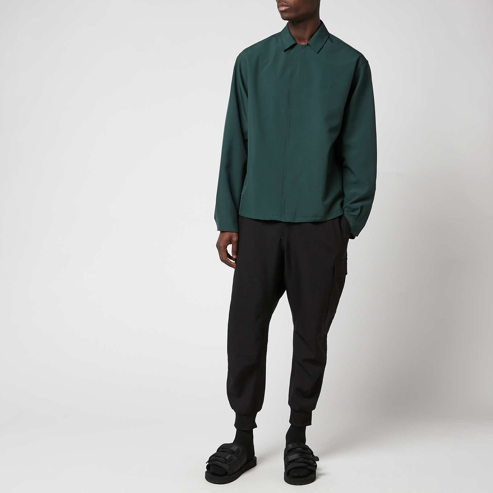 OAMC Men's System Shirt - Dark Pine - S | Coggles OAMC Men's System Shirt - Dark Pine - S | Coggles