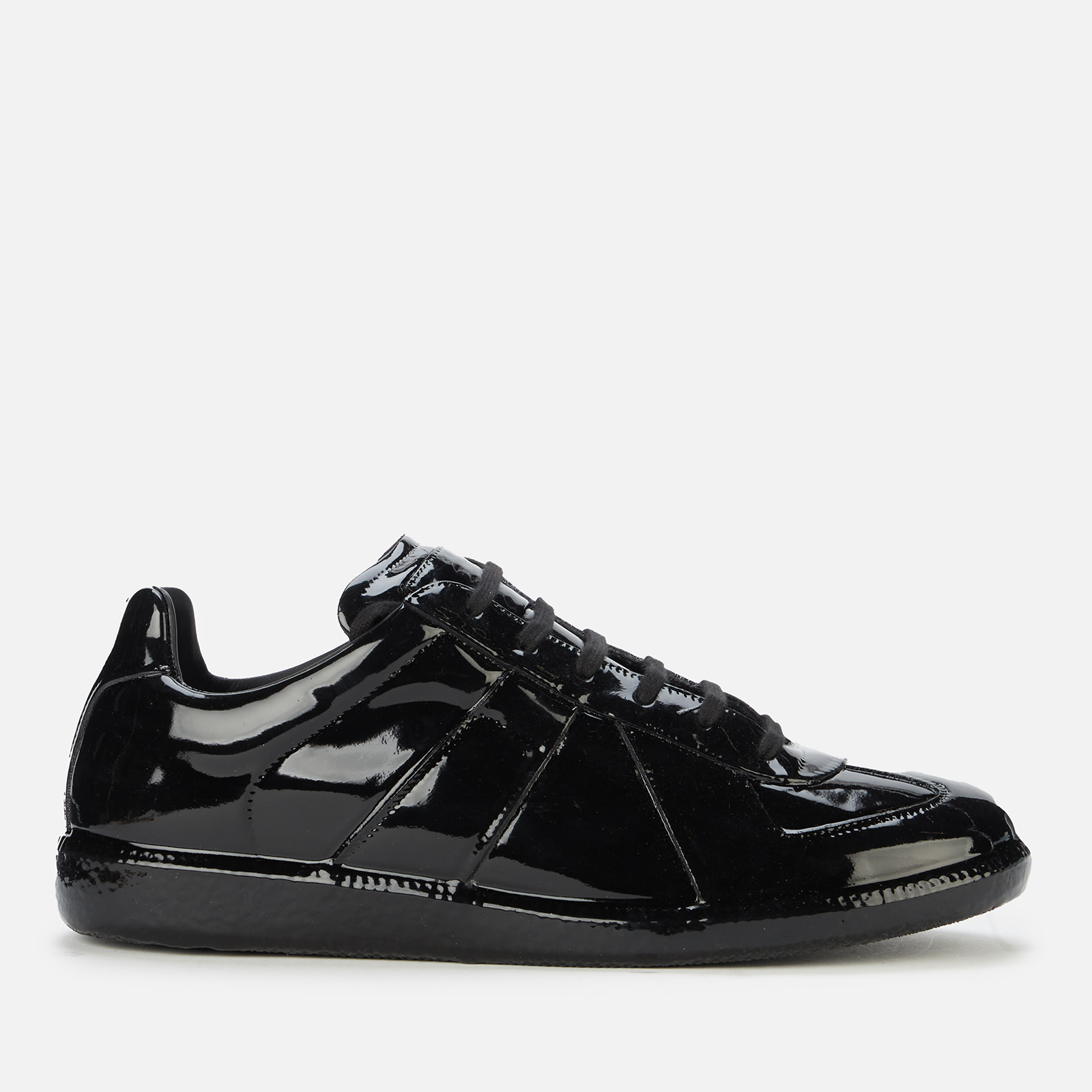 Maison Margiela Men's Replica Rubber Low Top Trainers - Black | Coggles