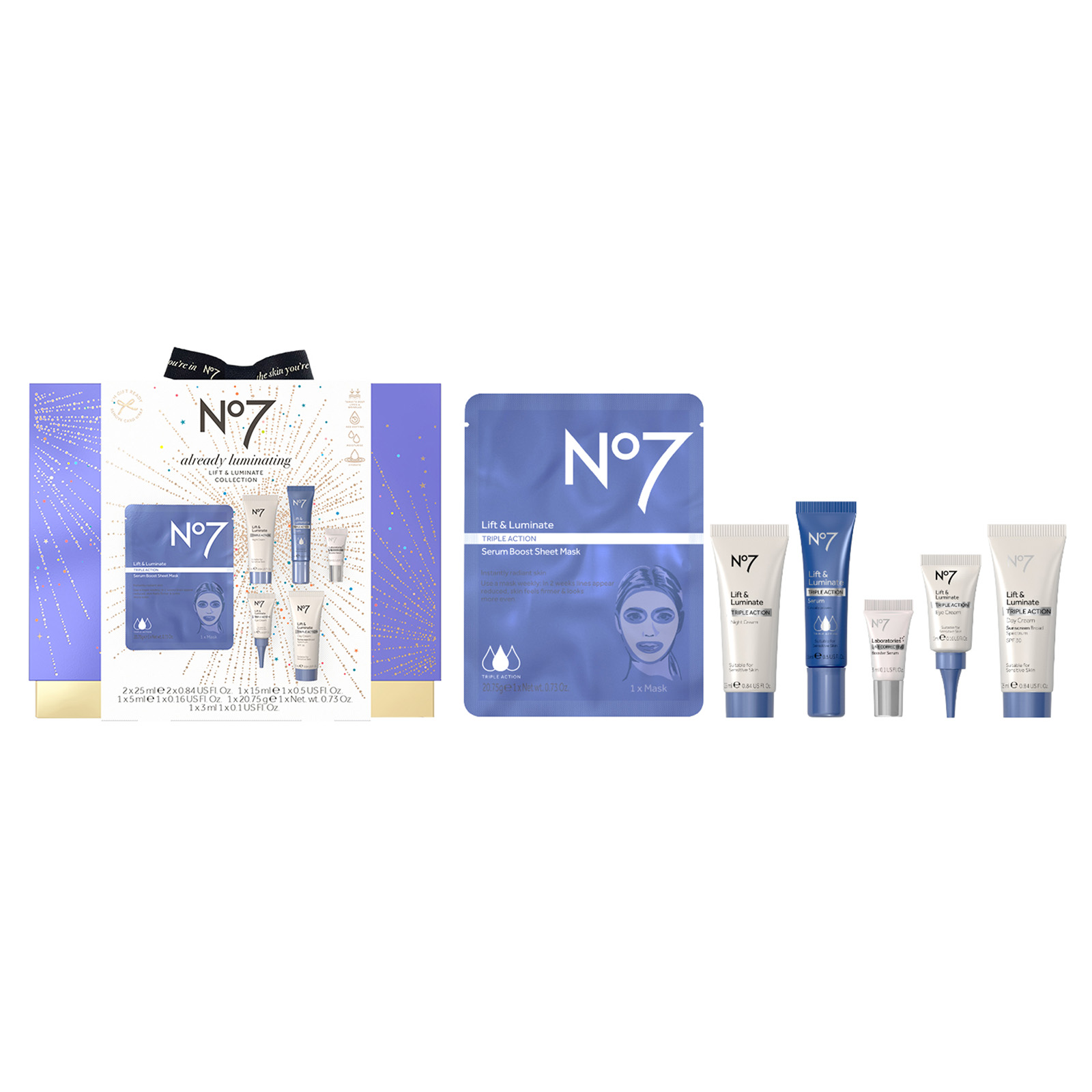【最終セール】outinnano7点セット No7 Already Luminating - Lift & Luminate Collection