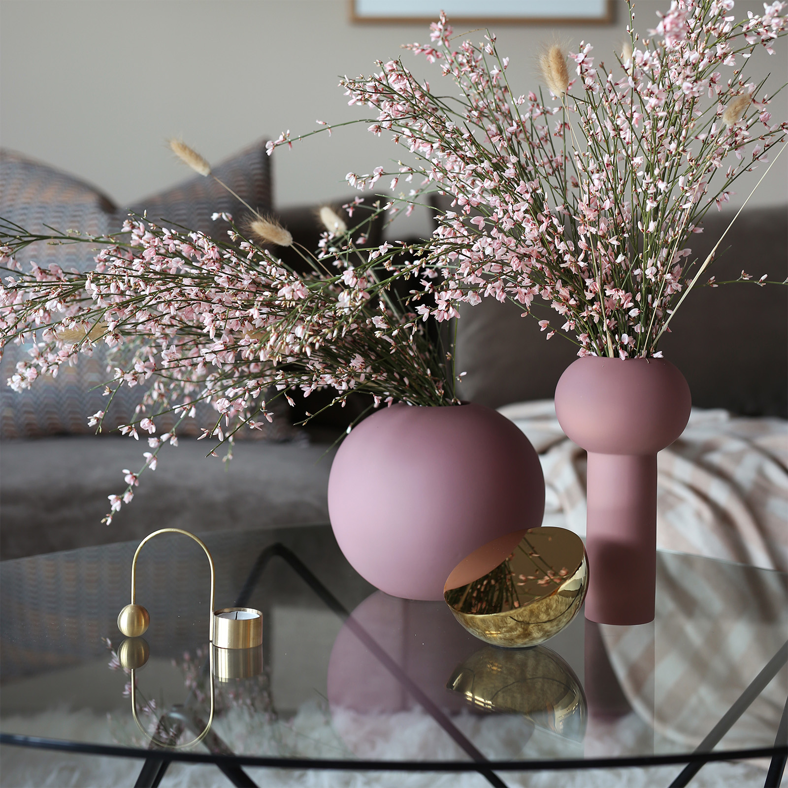 Cooee Design Pillar Vase - Cinder Rose - 24cm | Coggles Cooee Design Pillar Vase - Cinder Rose - 24cm | Coggles