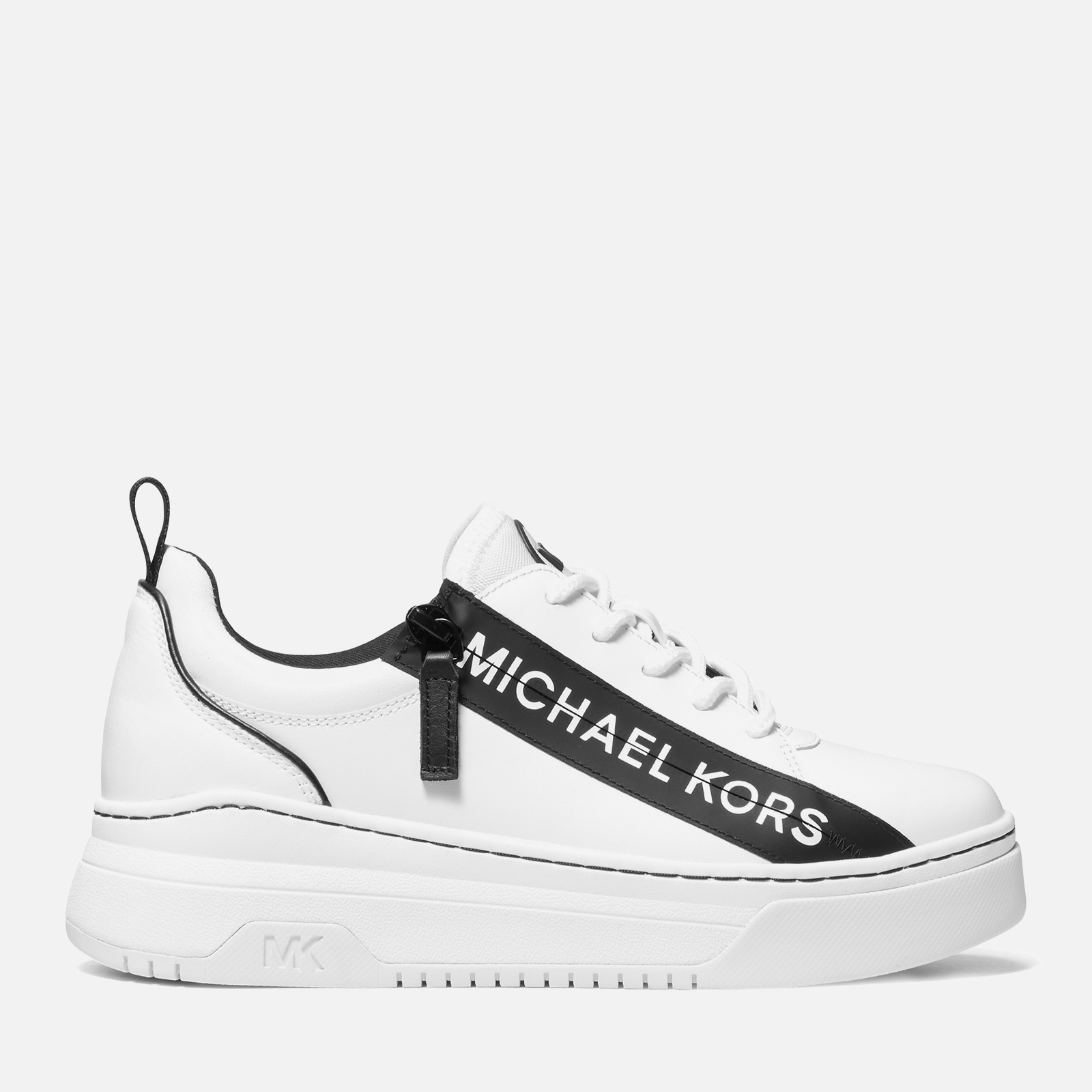 MICHAEL Michael Kors Women's Alex Leather Cupsole Trainers