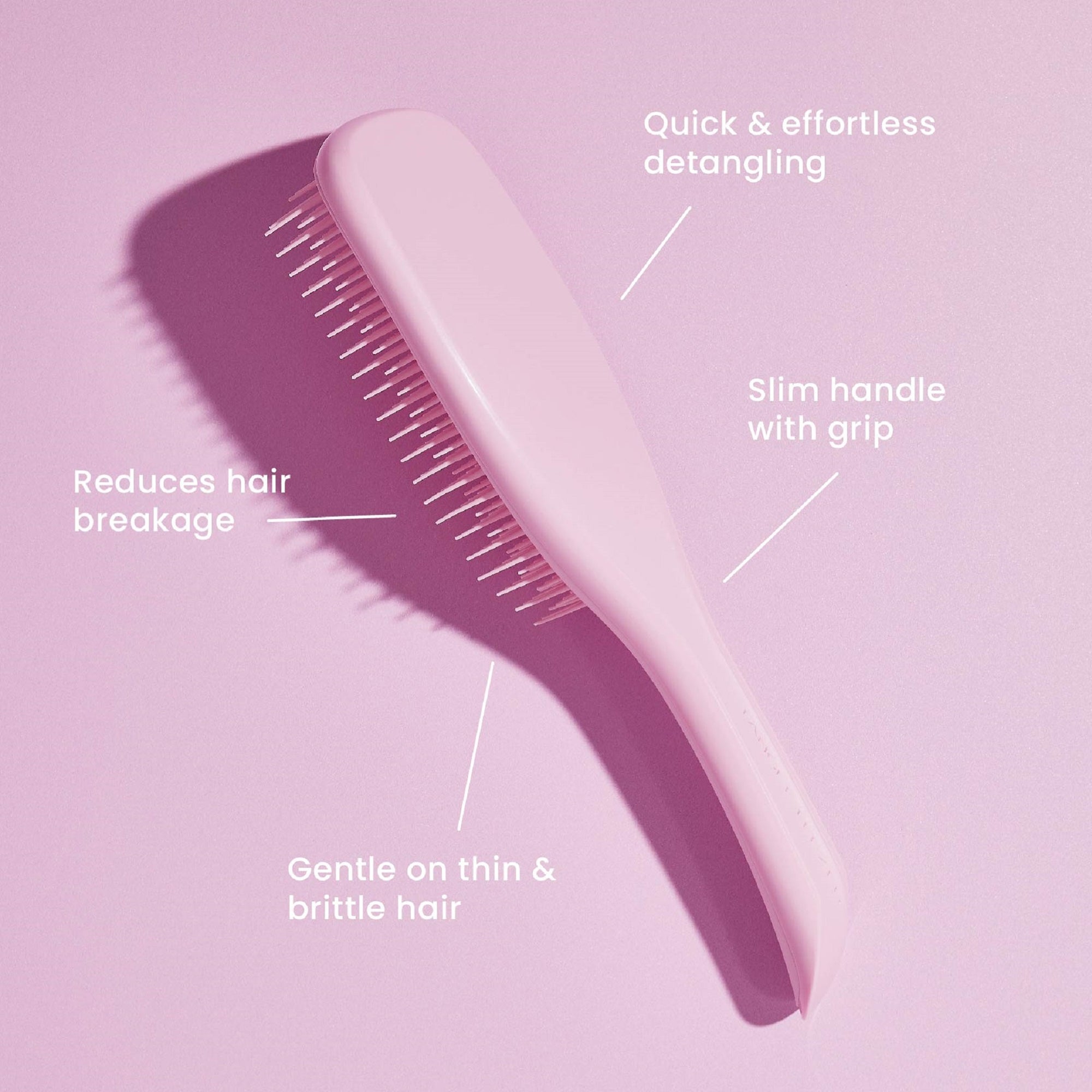 The Detangler Haarbürste Zum Föhnen – Belüftet, Mit Flexi-Pins, Für Schonendes Entwirren & Trocknen