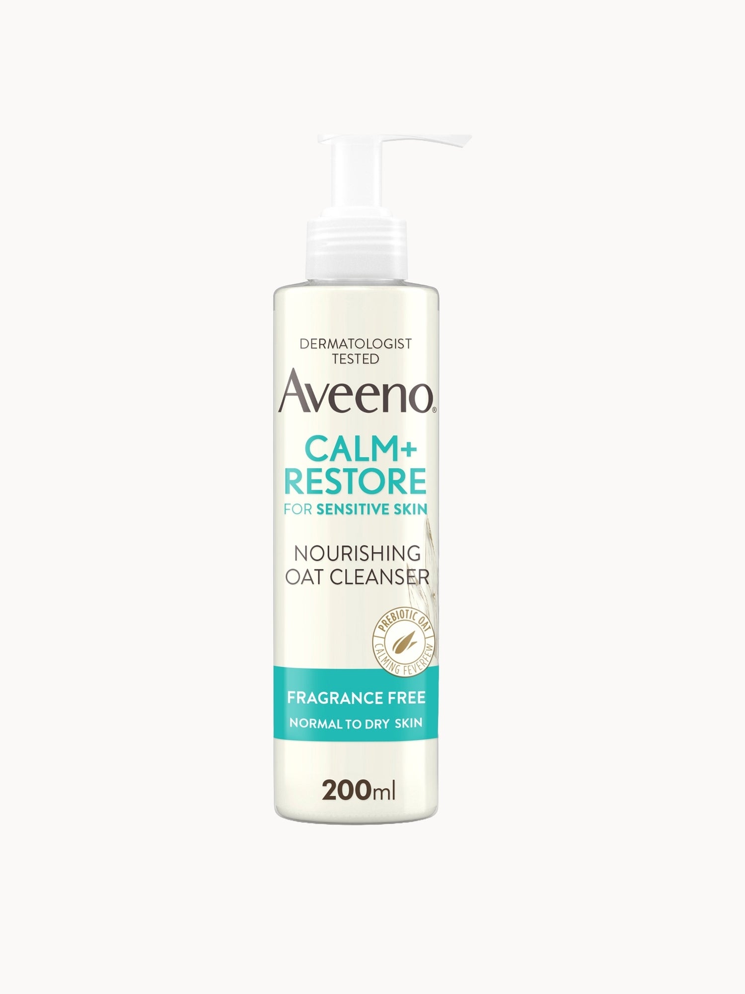 Aveeno Face Calm and Restore Nourishing Oat Cleanser 200ml