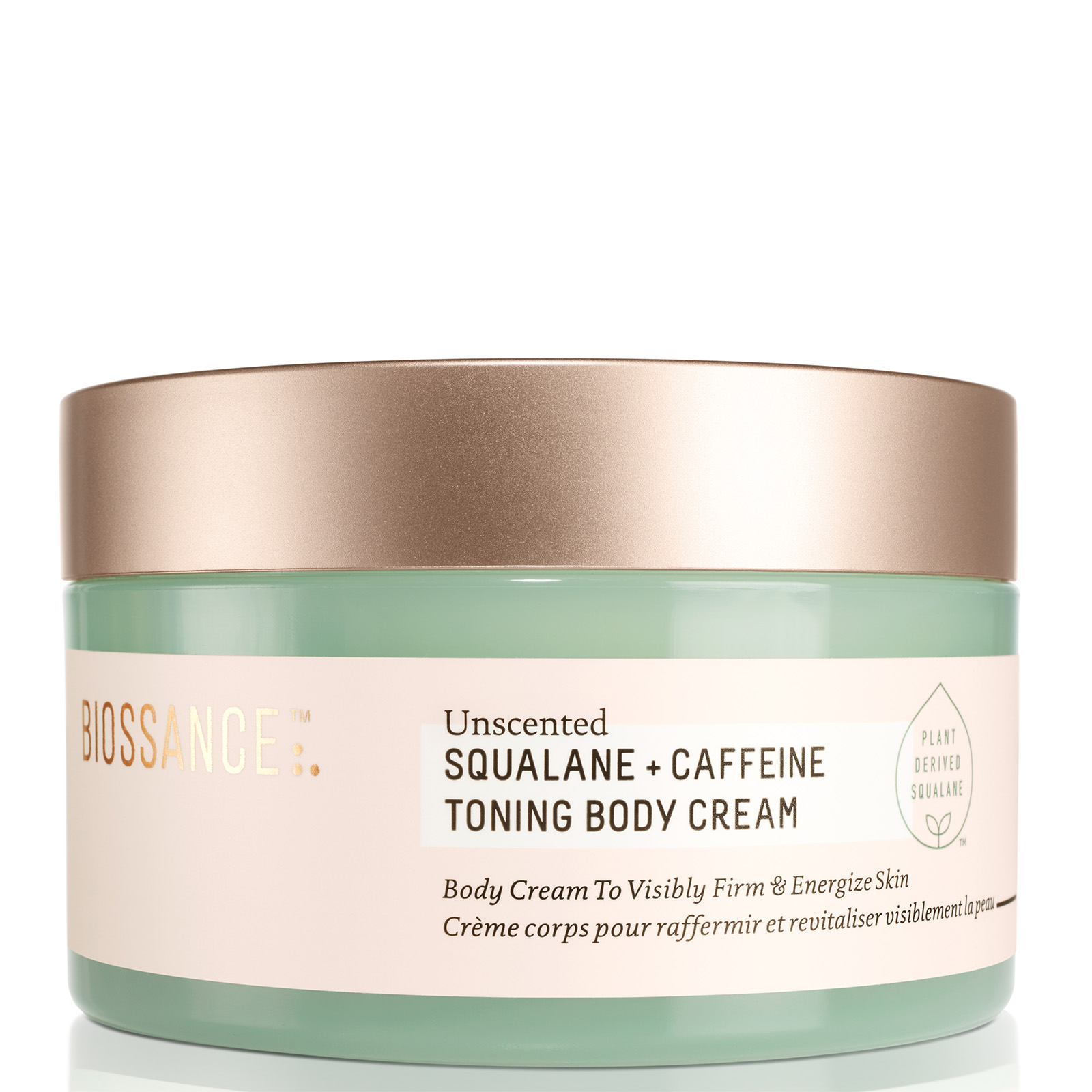 cult Biossance Squalane and Caffeine Toning Body Cream - Unscented 200ml