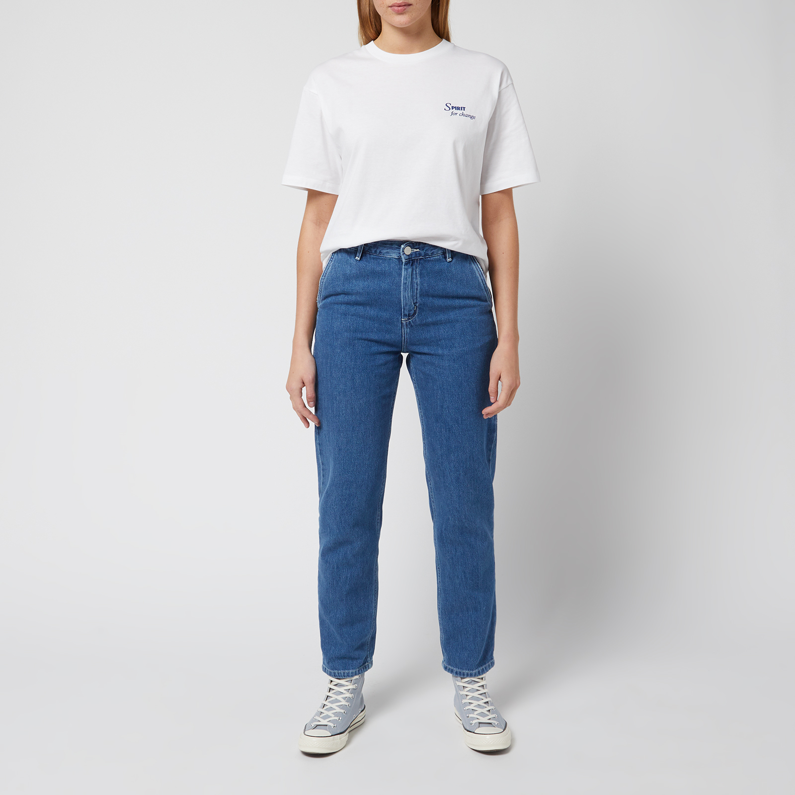 Carhartt WIP Women's Pierce Pants - Blue Stone Washed