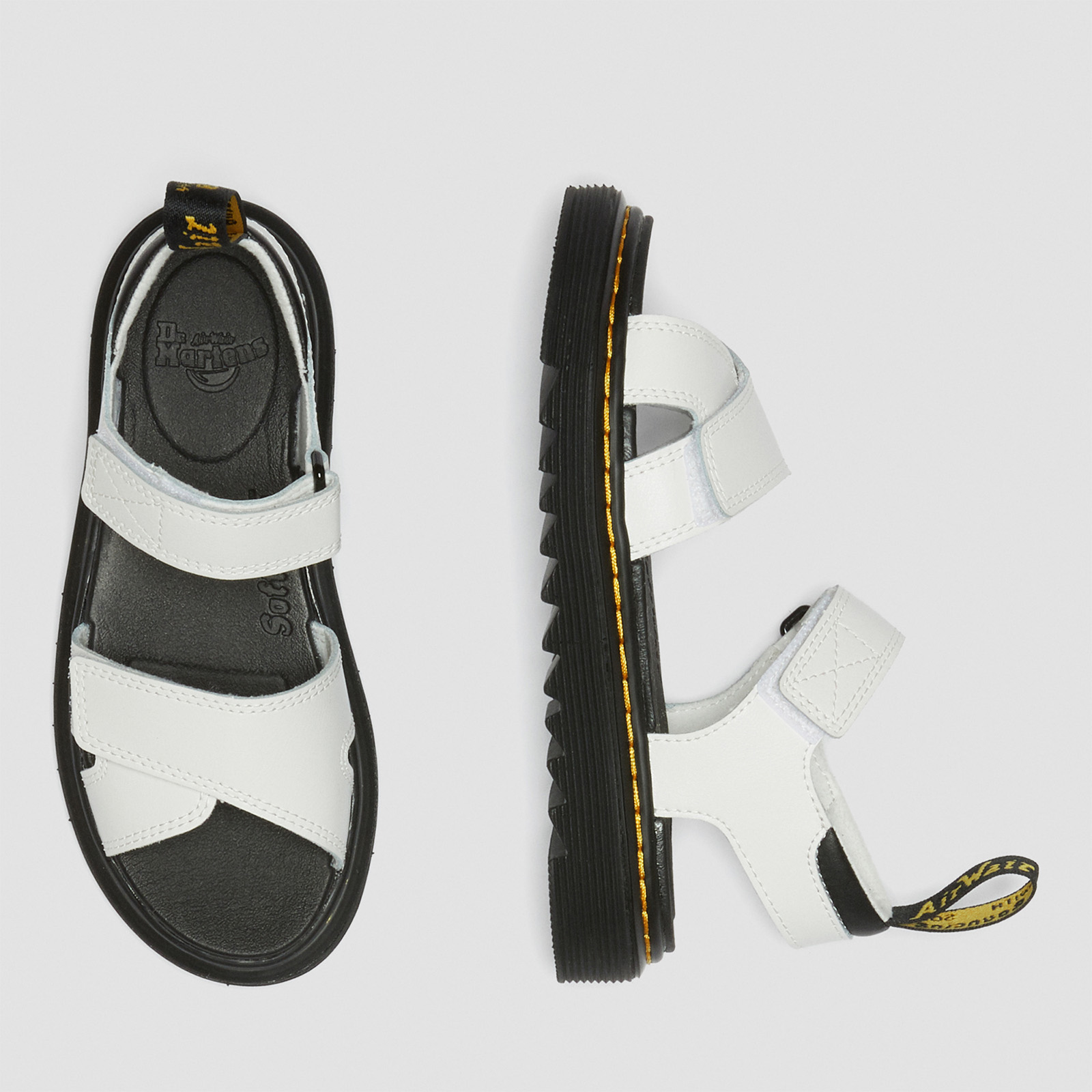 Dr. Martens Kids' Vossie Lamper Sandal - Black | Allsole