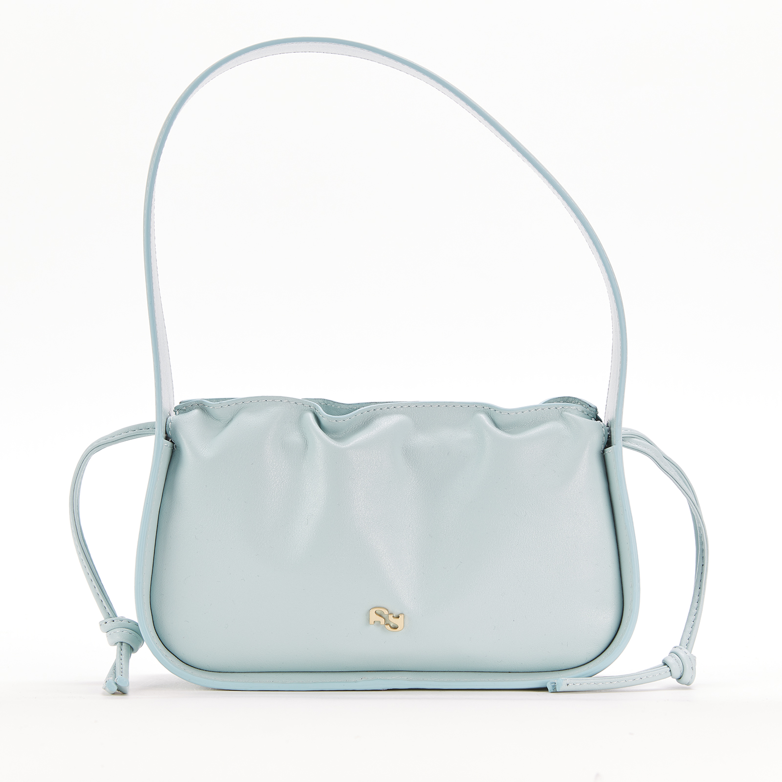 Yuzefi Women's Mini Scrunch Shoulder Bag - Peppermint | Coggles