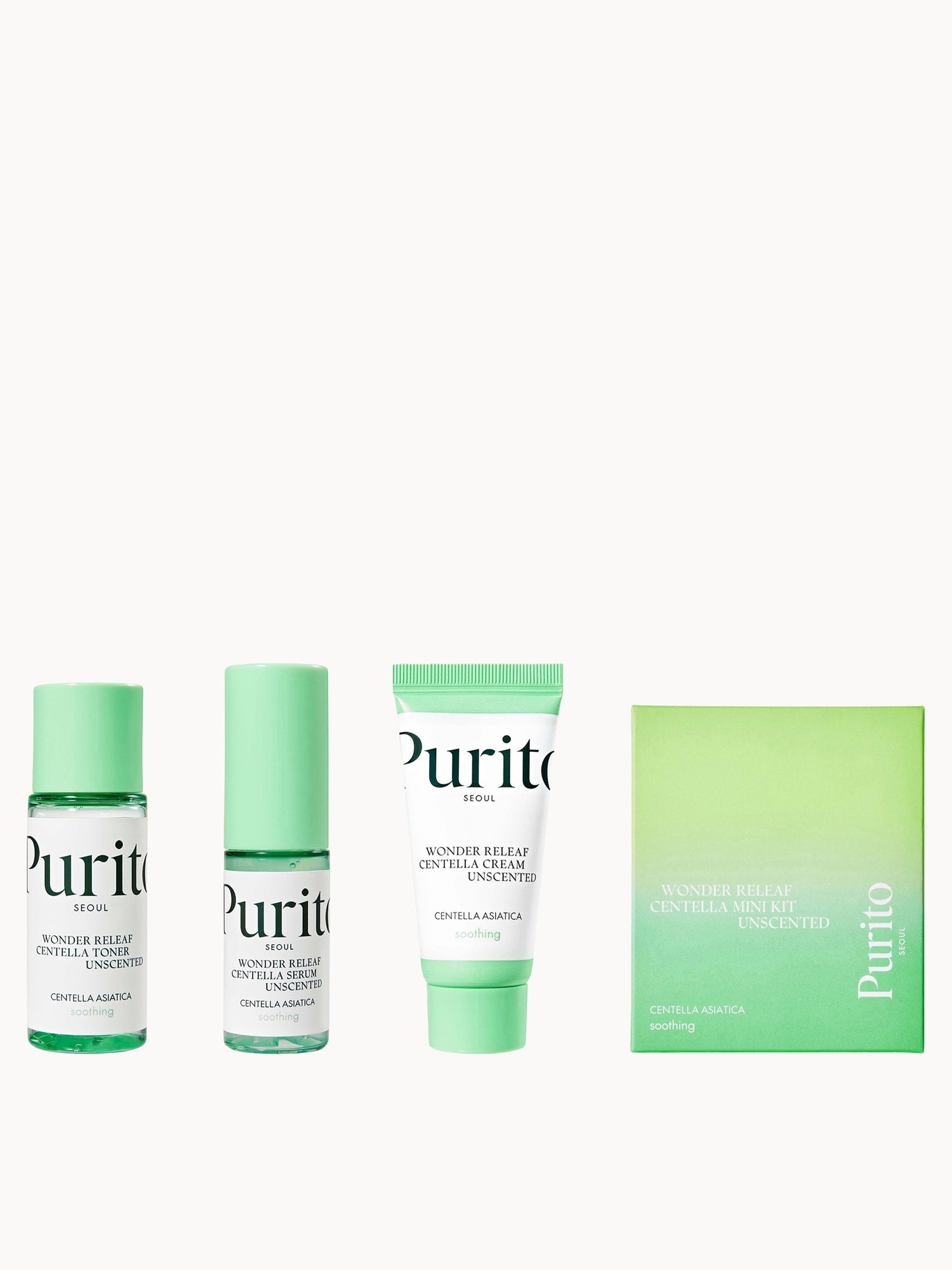 PURITO Mini Wonder Releaf Centella Unscented Kit