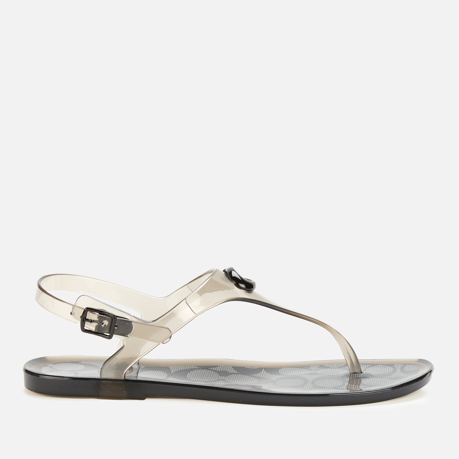 coach tea rose jelly sandals