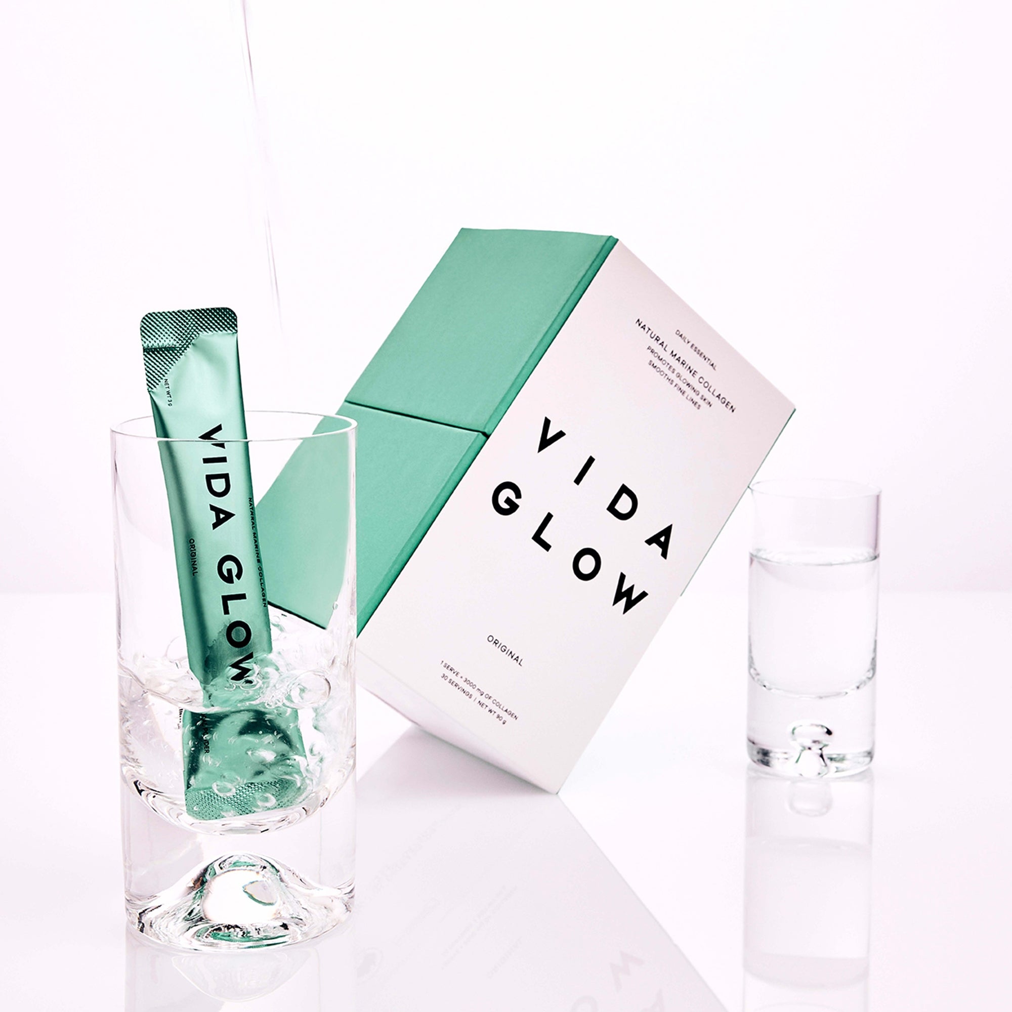 Vida Glow Natural Marine Collagen Sachets - Original | Cult Beauty