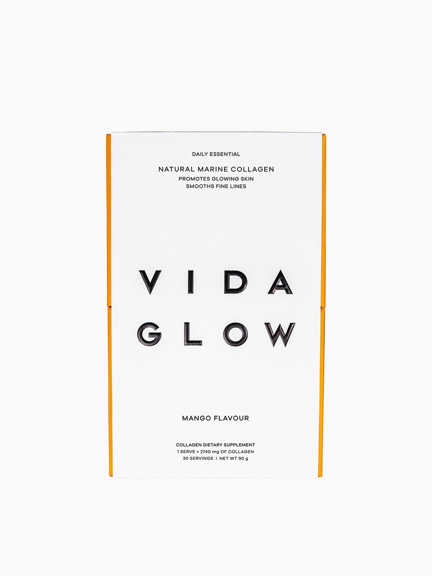Vida Glow Natural Marine Collagen Sachets - Mango