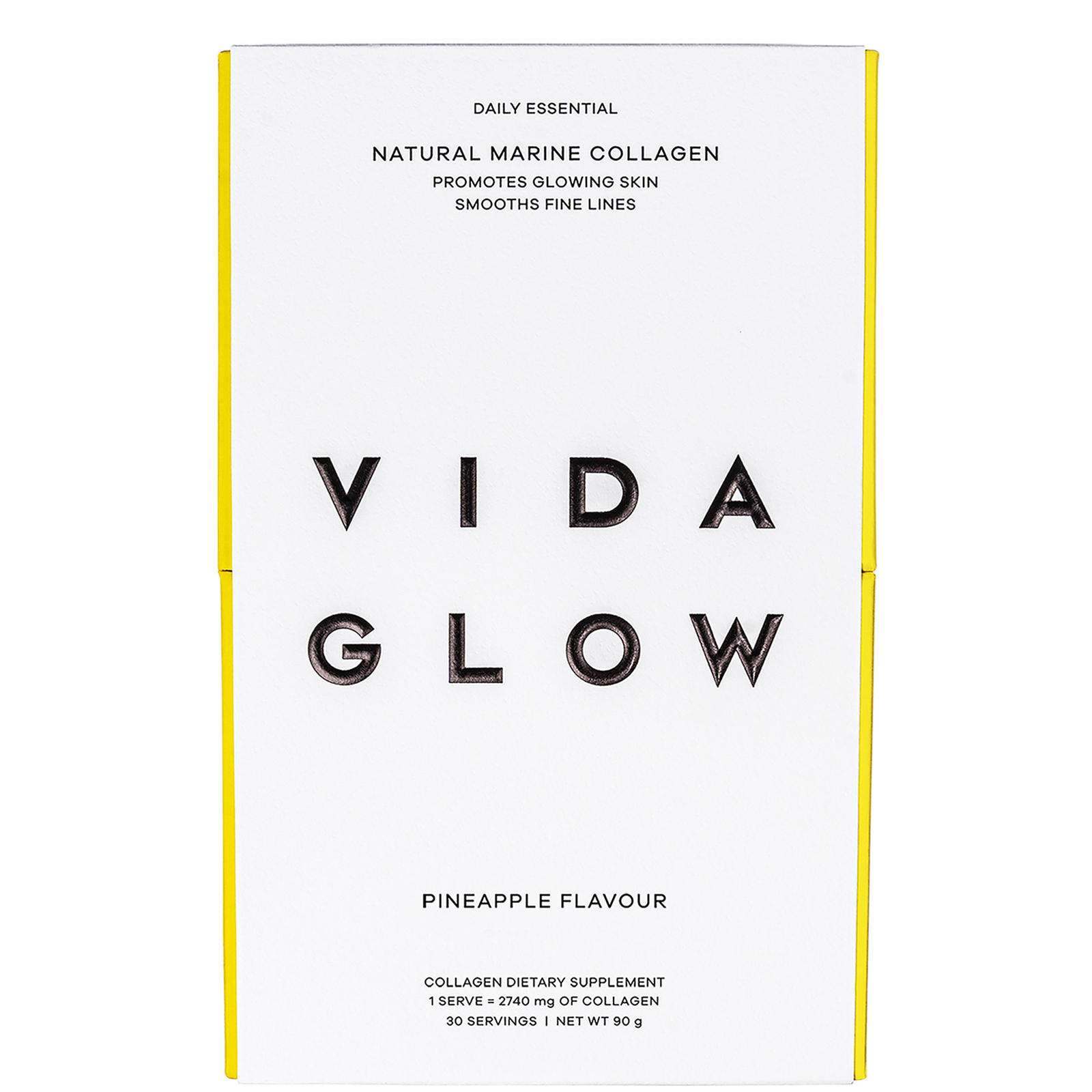 cult Vida Glow Natural Marine Collagen Sachets - Pineapple