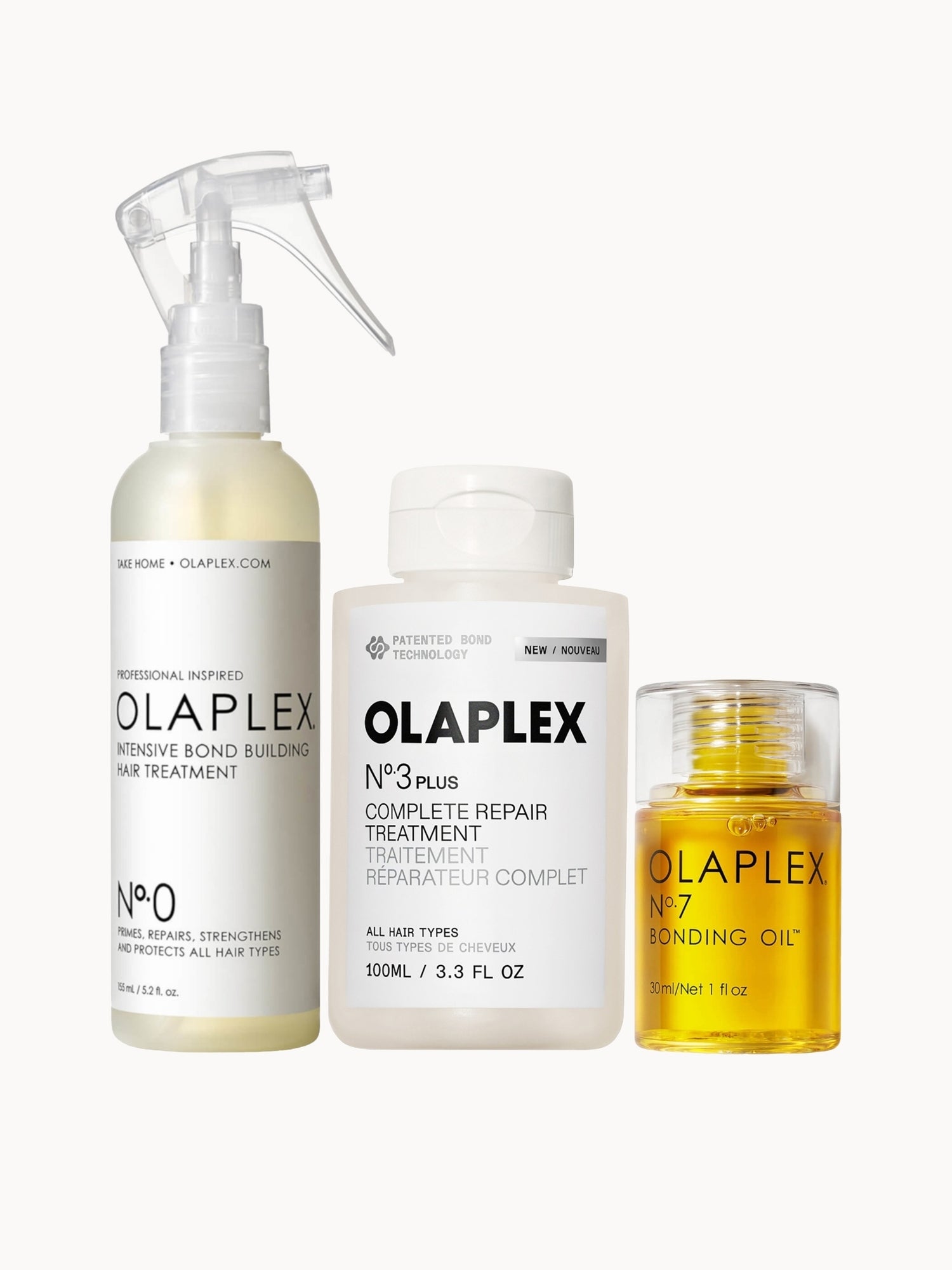 Olaplex Bundle - No.0, No.3, No.7 | LOOKFANTASTIC