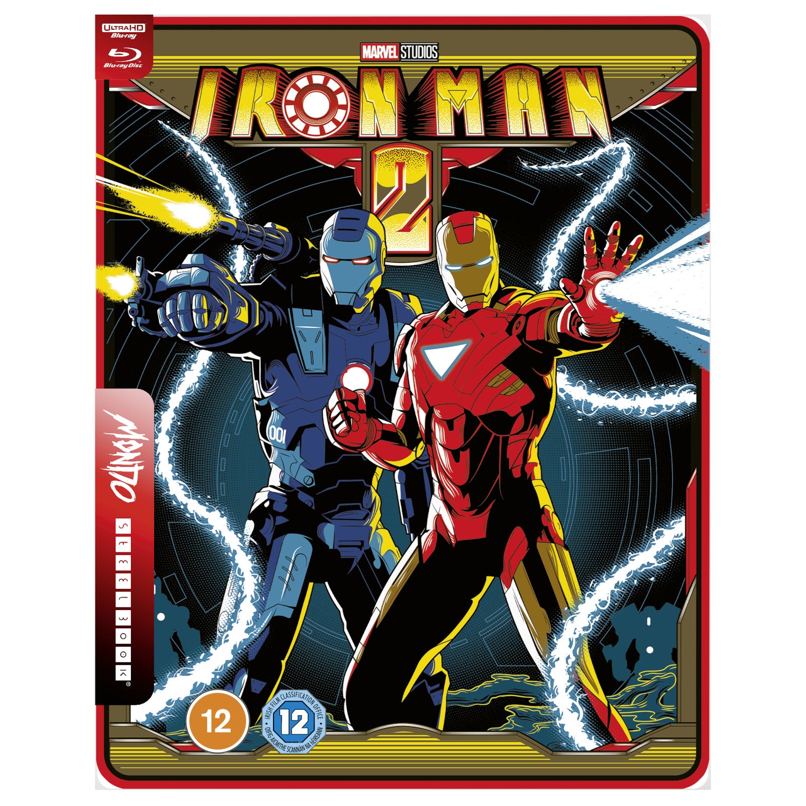 アイアンマン2 スチールブック 4K Ultra HD Marvel Studio's Iron Man 2 - Mondo #48 Zavvi Exclusive 4K Ultra HD