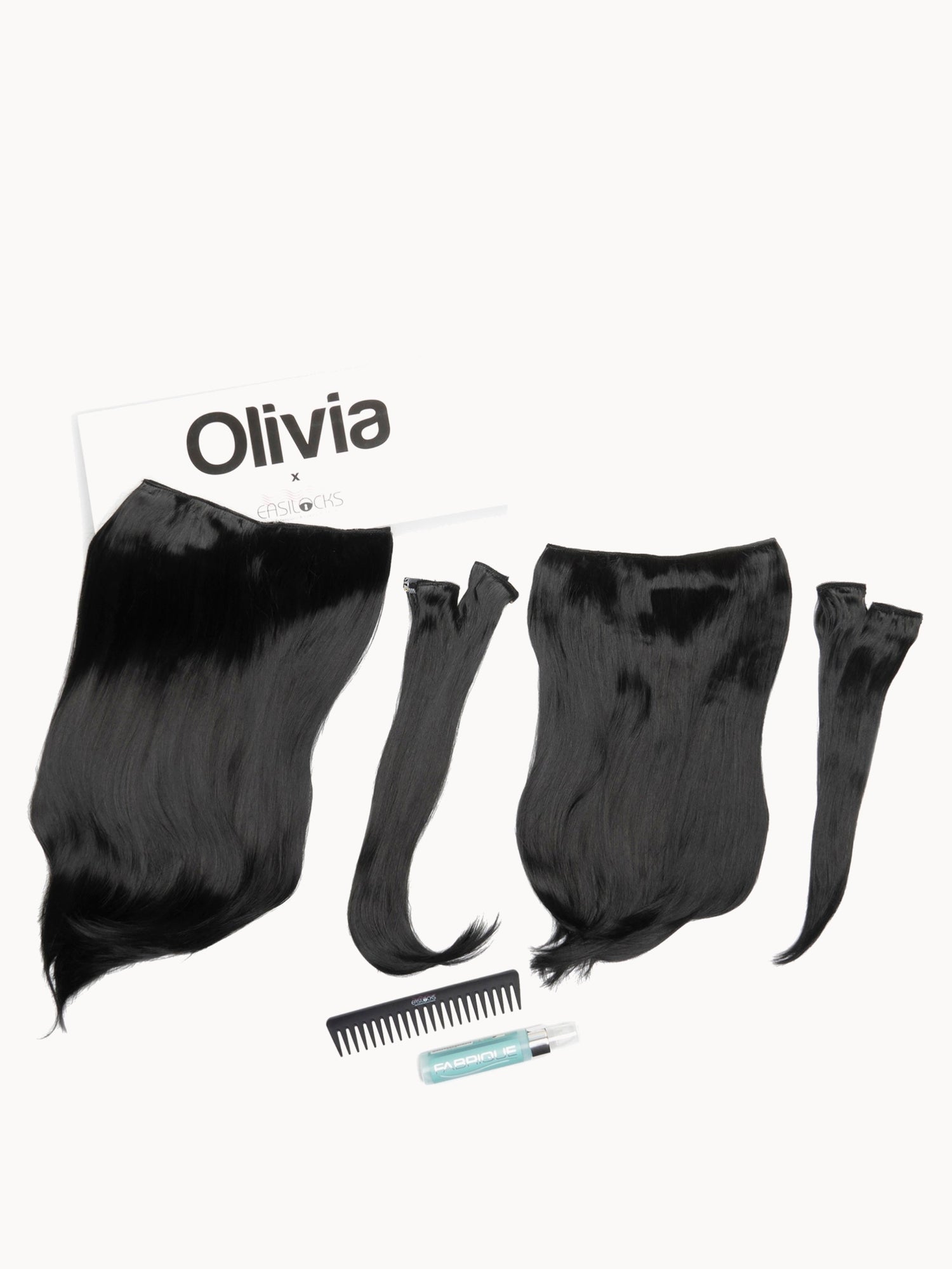 OliviaÂ X Easilocks Straight Collection - Ebony