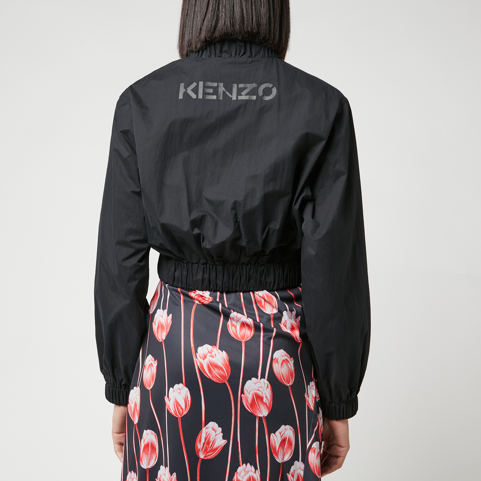 KENZO Women's Cropped Blouson Jacket - Black - XS | Coggles