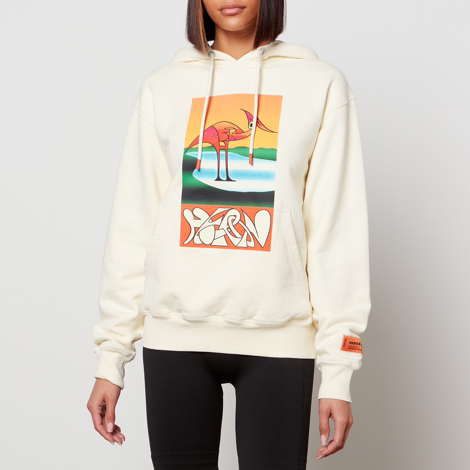 Heron preston hoodie white online