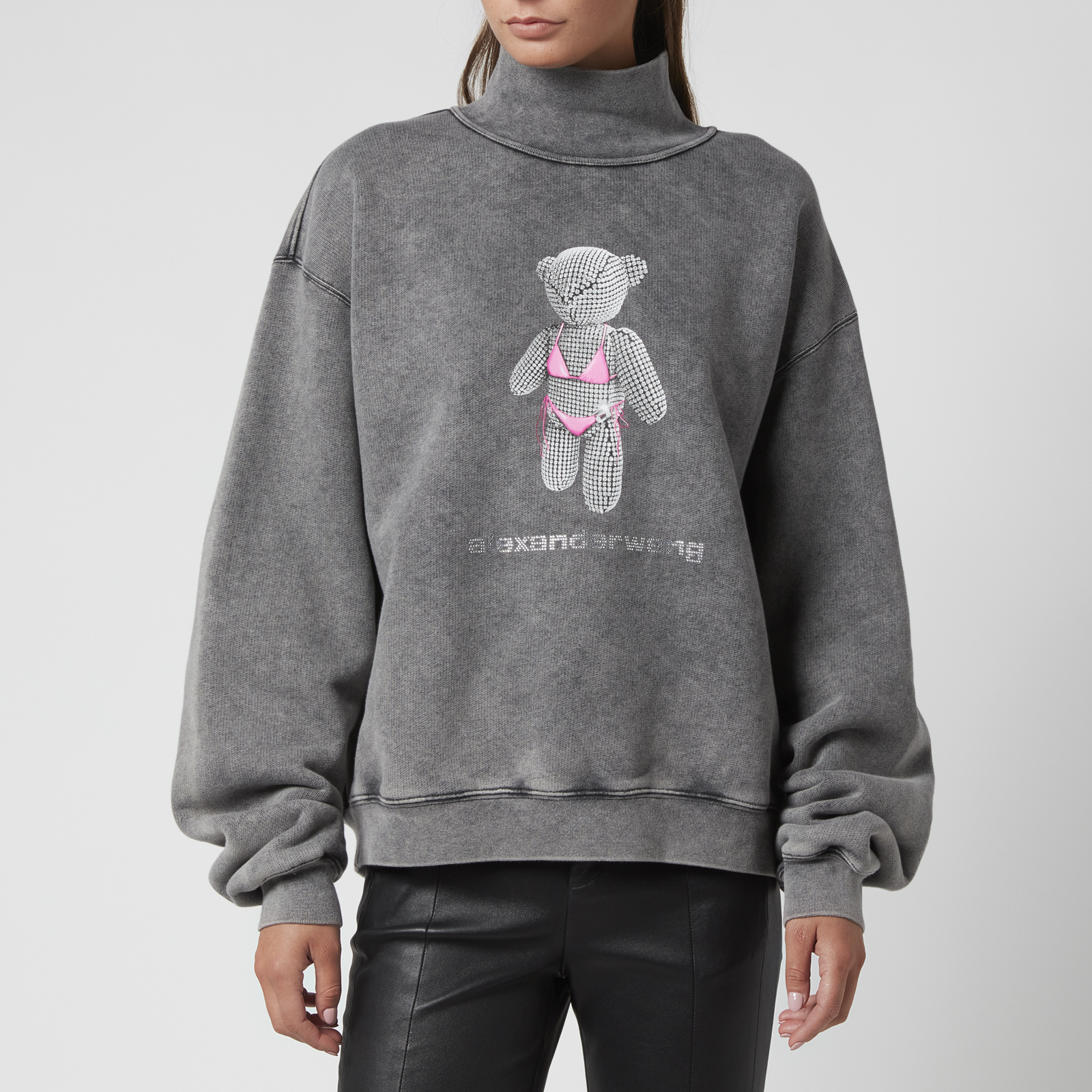 Alexander Wang Women's Classic Mock Neck Sweatshirt with