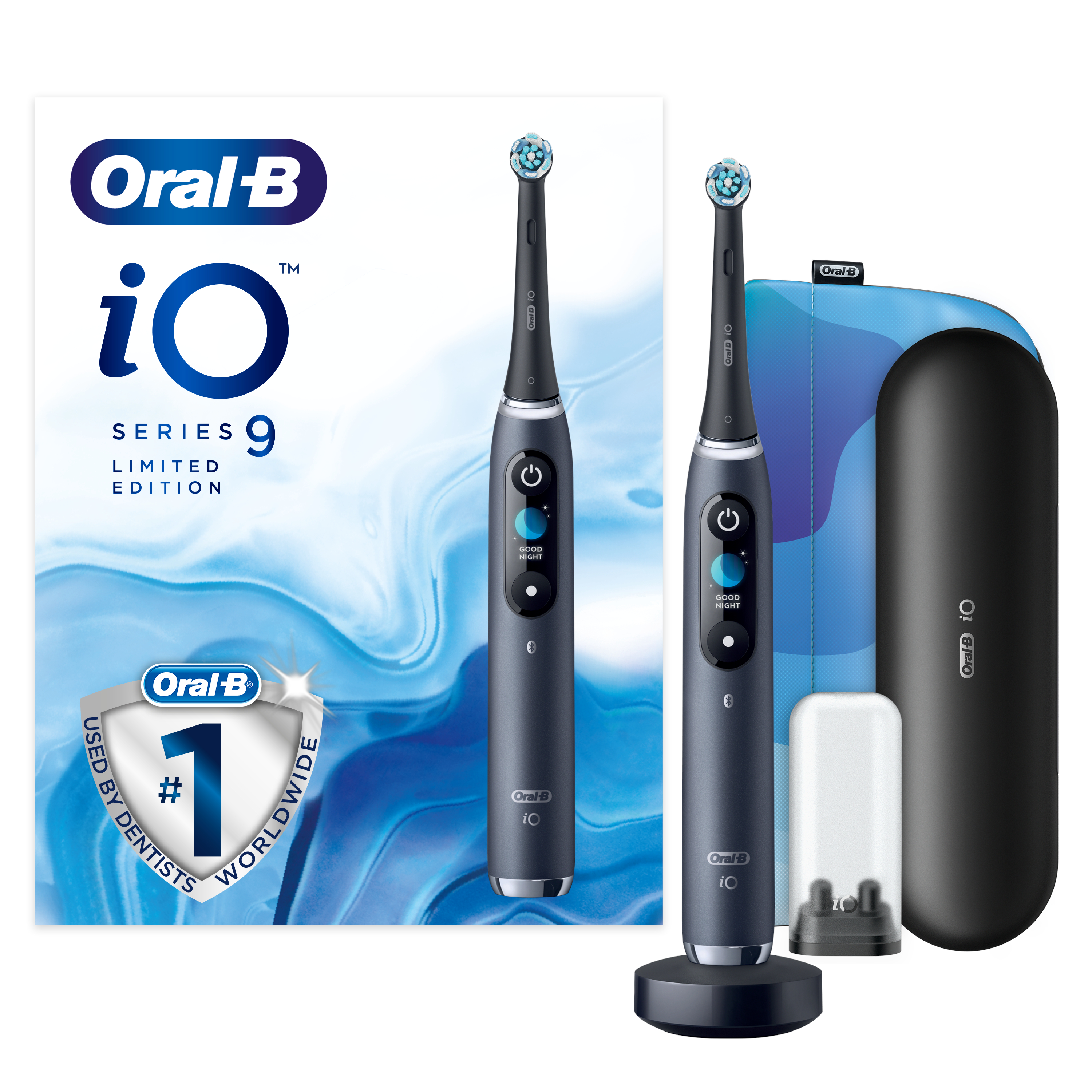 Oral B iO9 Black Limited Edition Electric Toothbrush with Charging
