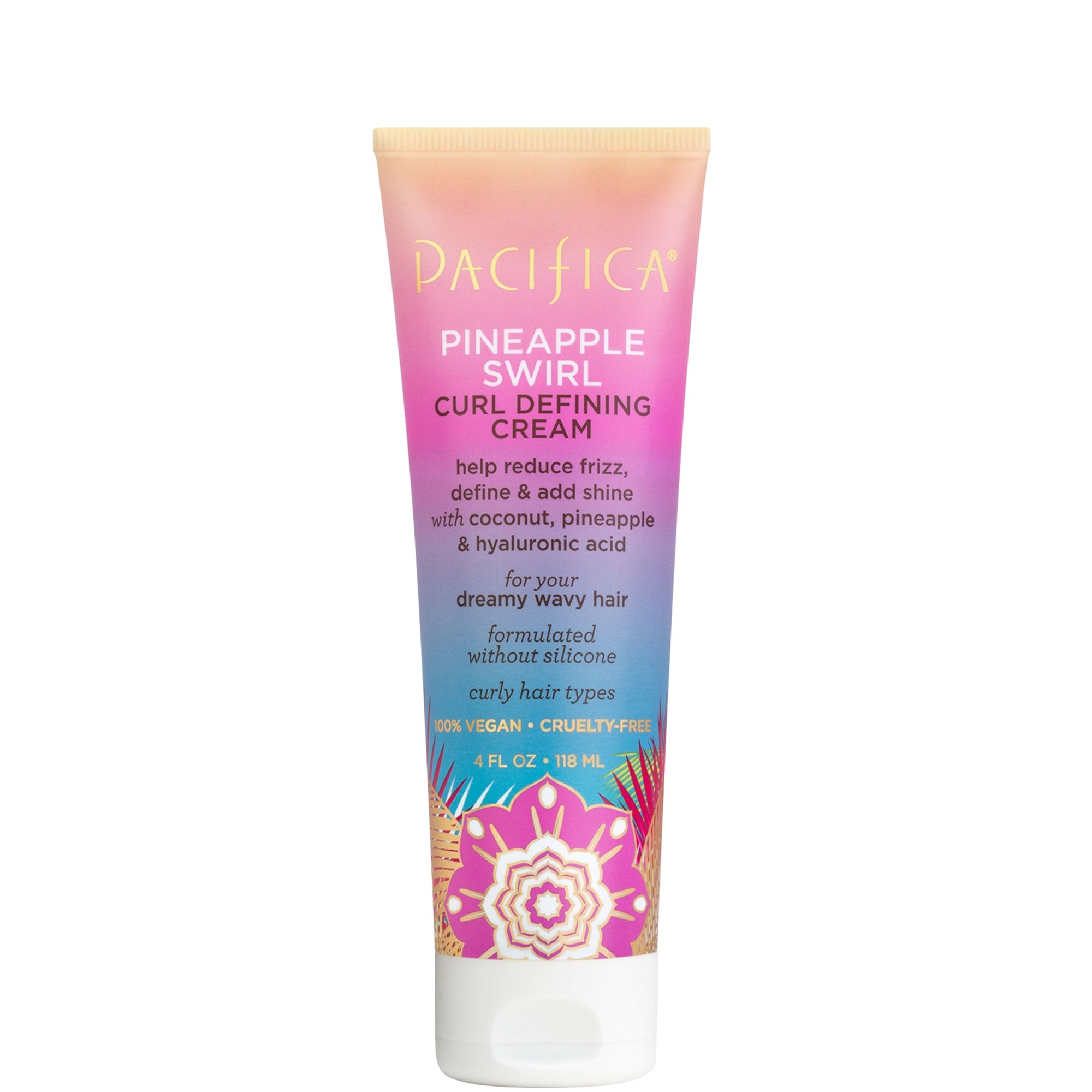 cult Pacifica Pineapple Swirl Curl Defining Cream 118ml