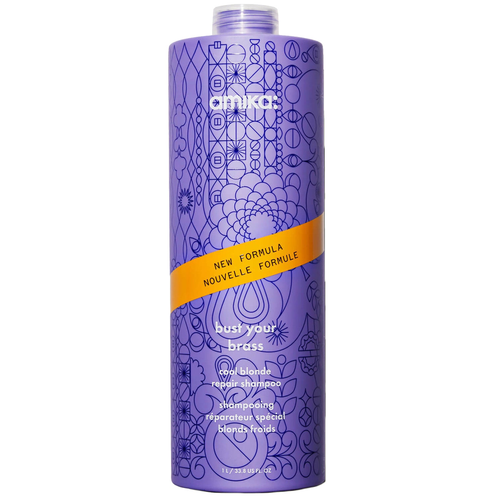 KIN ACTIF Anti-Brass Blonde Shampoo – 1000 Ml, Für Glänzendes, Kupferfreies Blond | Pflegendes Shampoo Gegen Gelbstich