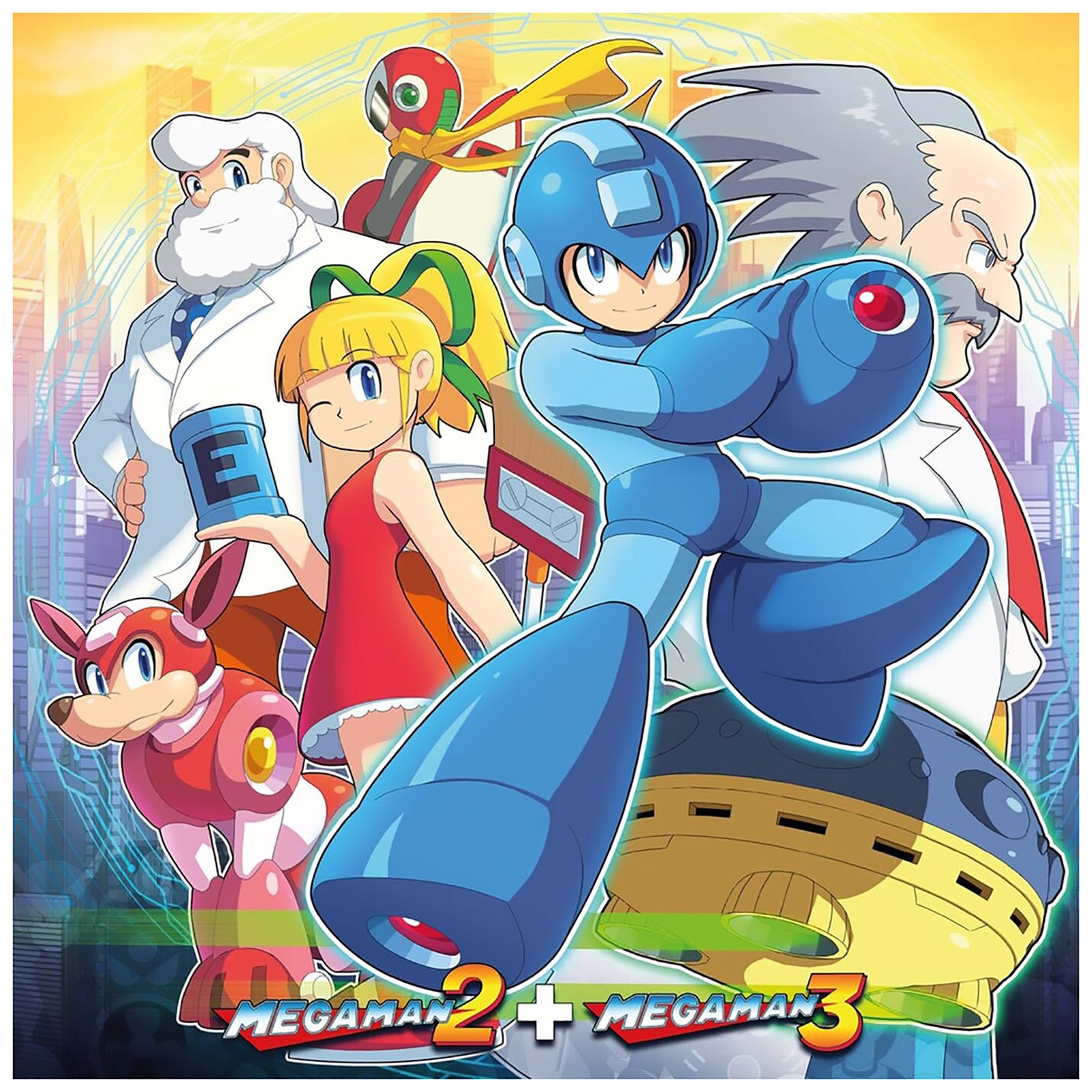 Laced Records - Mega Man 2 & 3 (Original Soundtrack) Vinyl 2LP Black