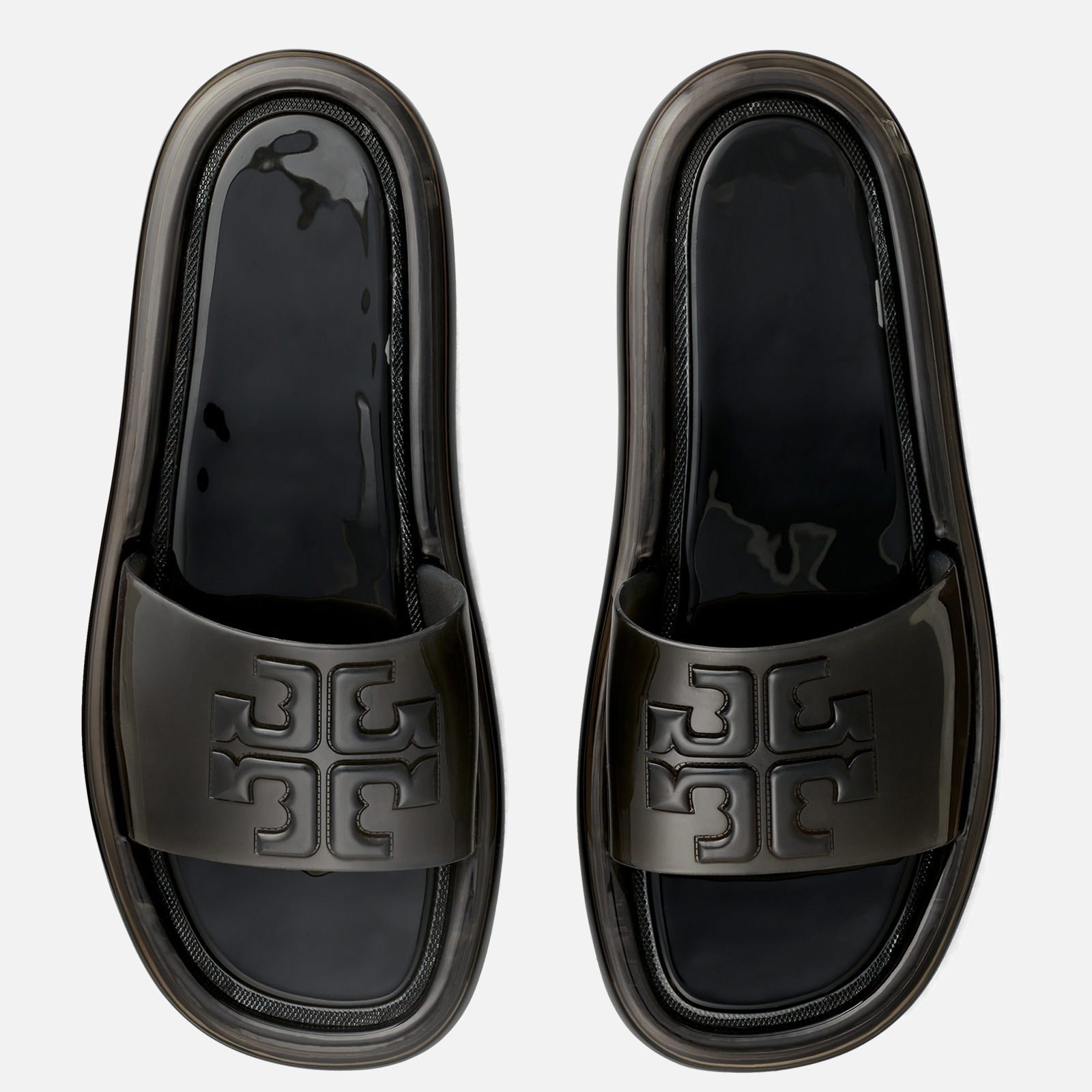 Tory Burch Bubble Jelly perfect black size 6 fashion Slides