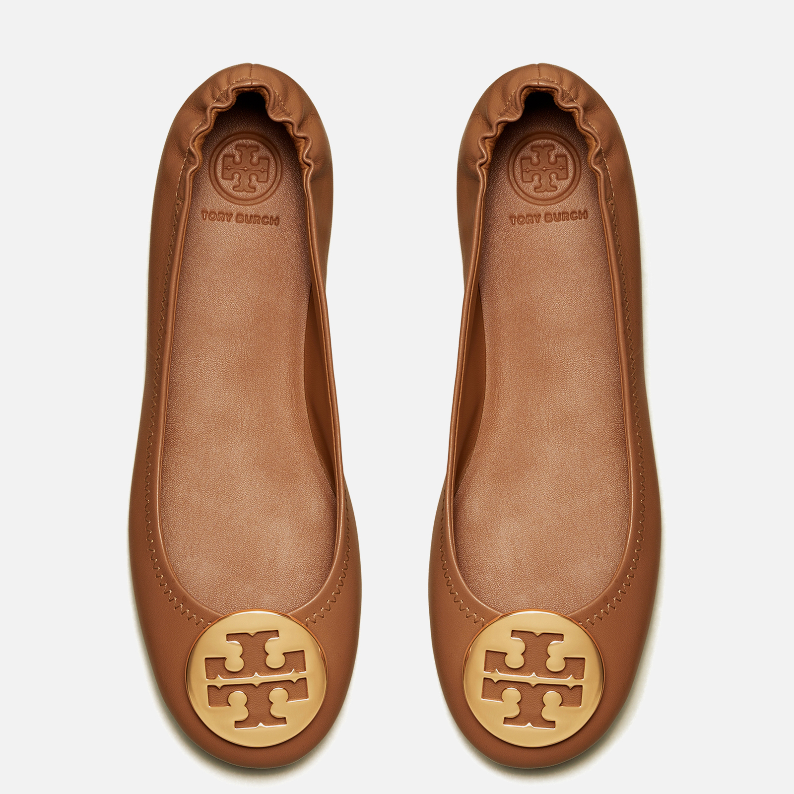 Tory burch minnie store tan