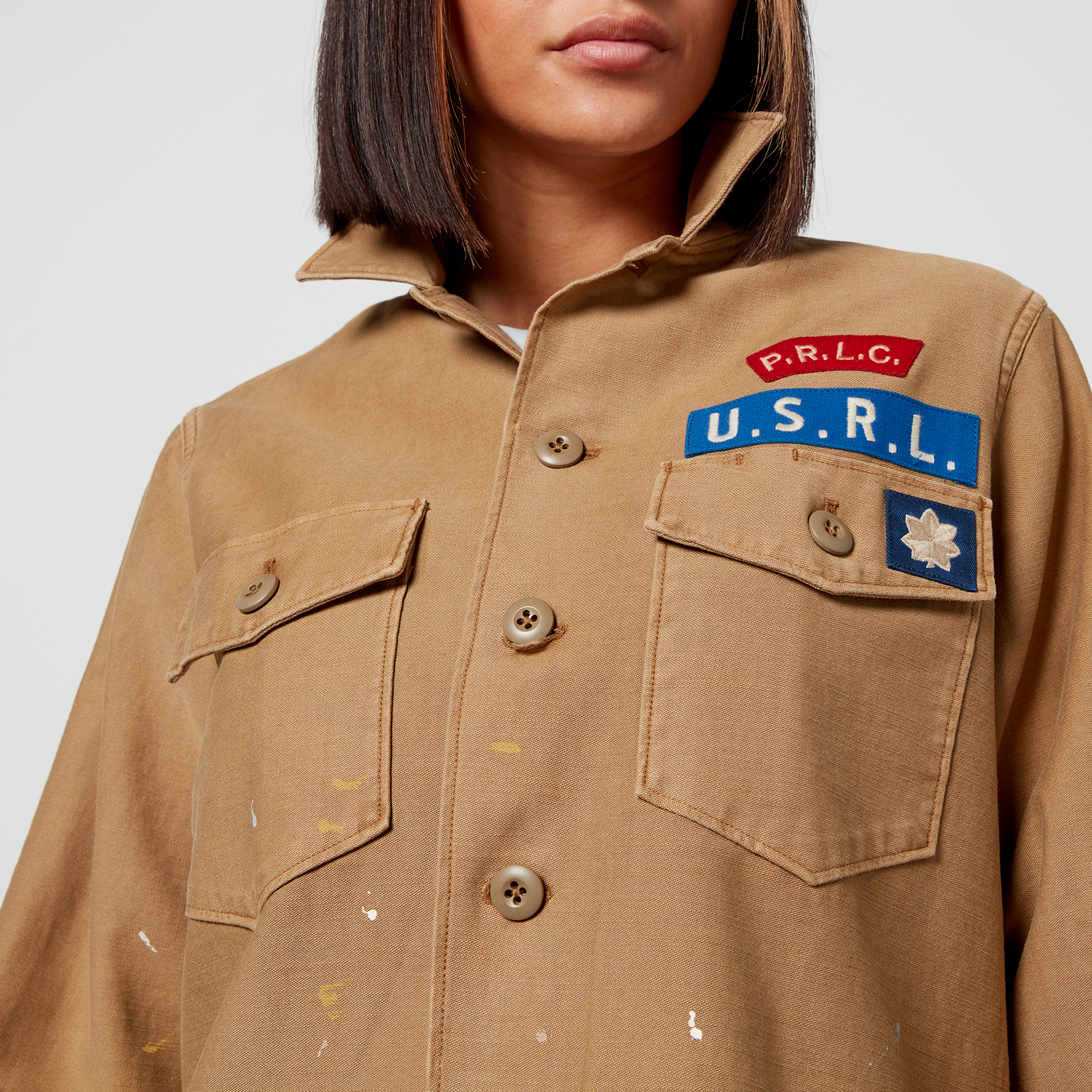 Polo Ralph Lauren Women's Utility Shirt Jacket - New Ghurka