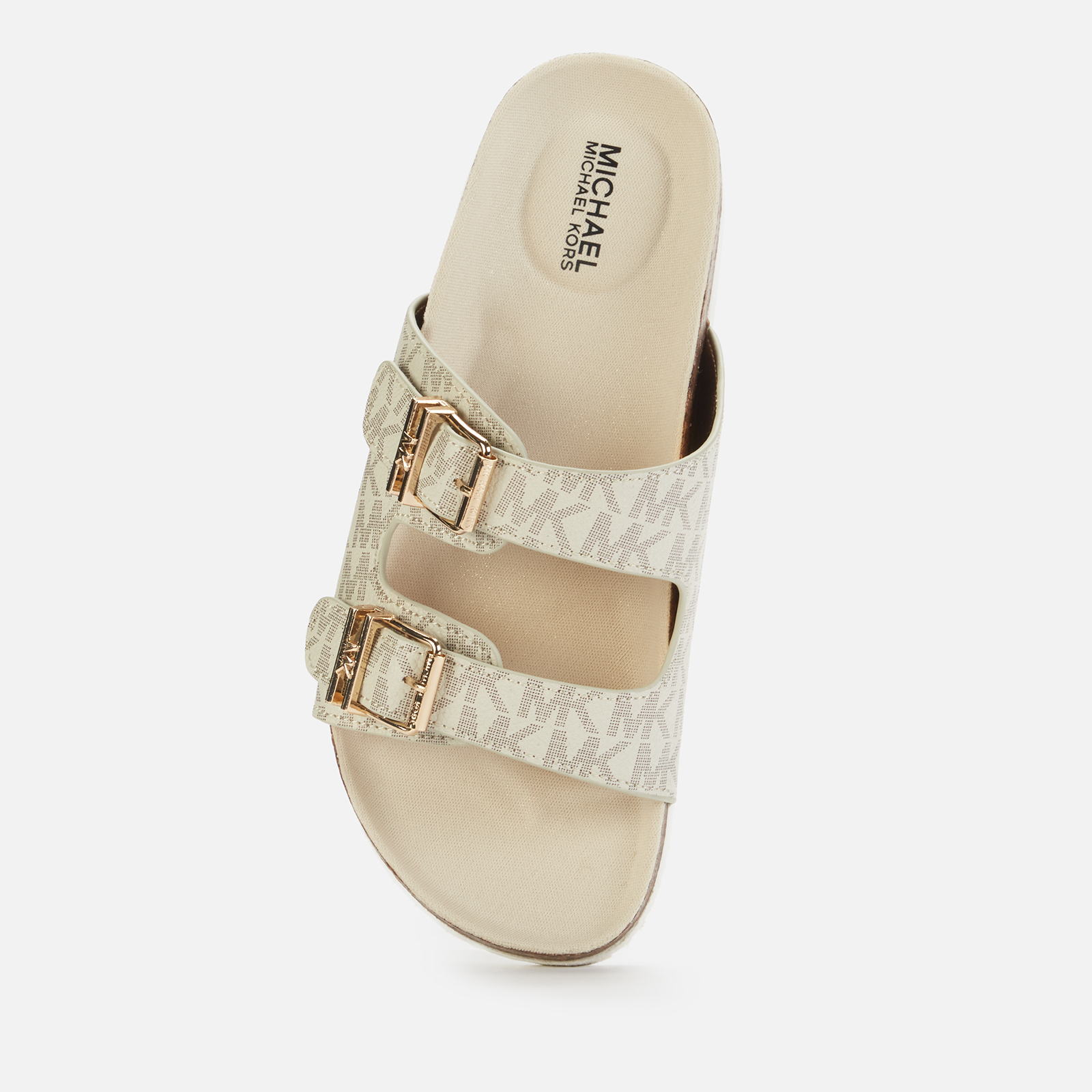 Michael Kors Girls' Lorek Monogram Sandals - Metalic - UK 10 Kids | Allsole