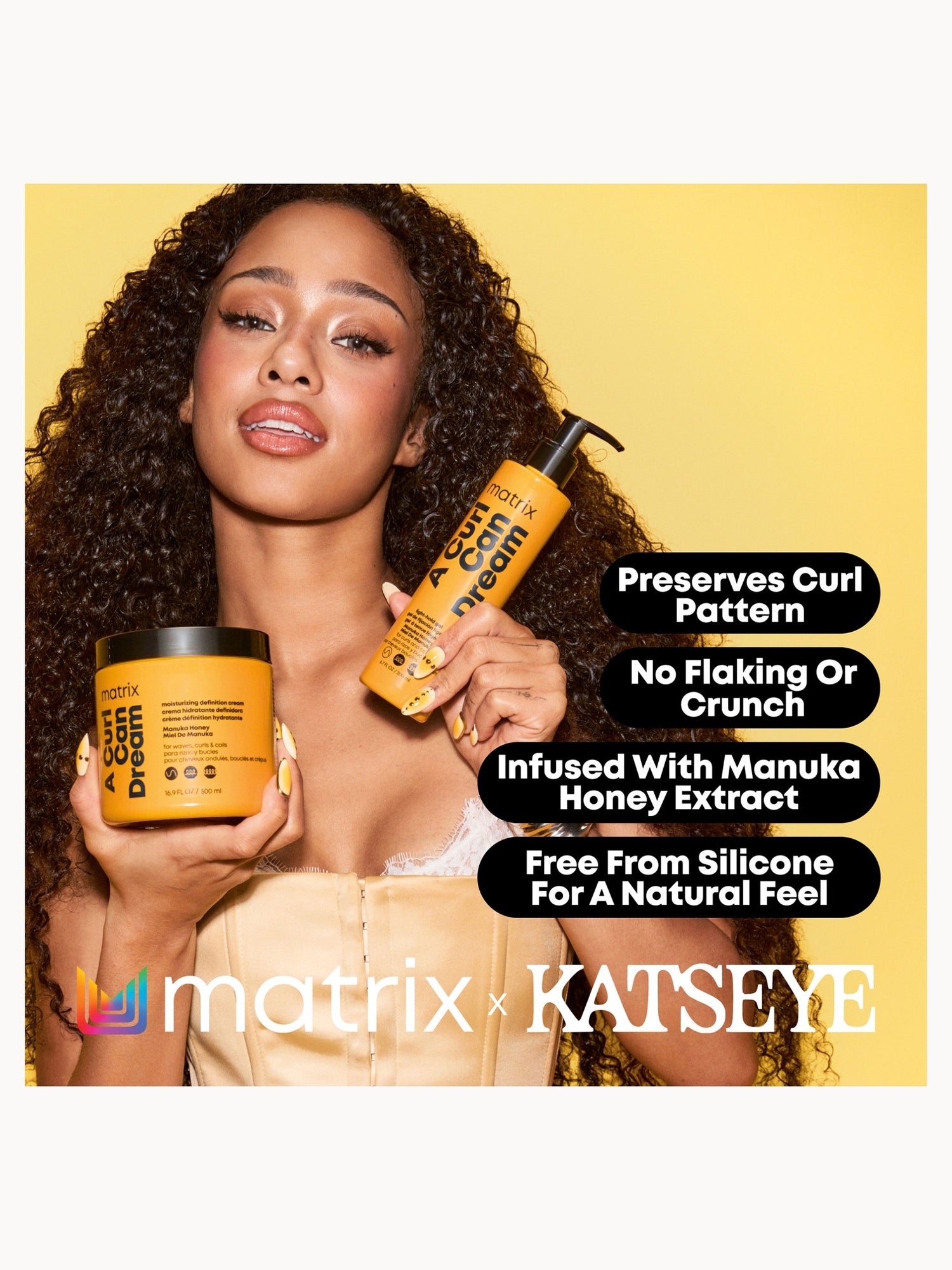 Matrix A Curl Can Dream Light Hold Defining Hair Gel for Curls and