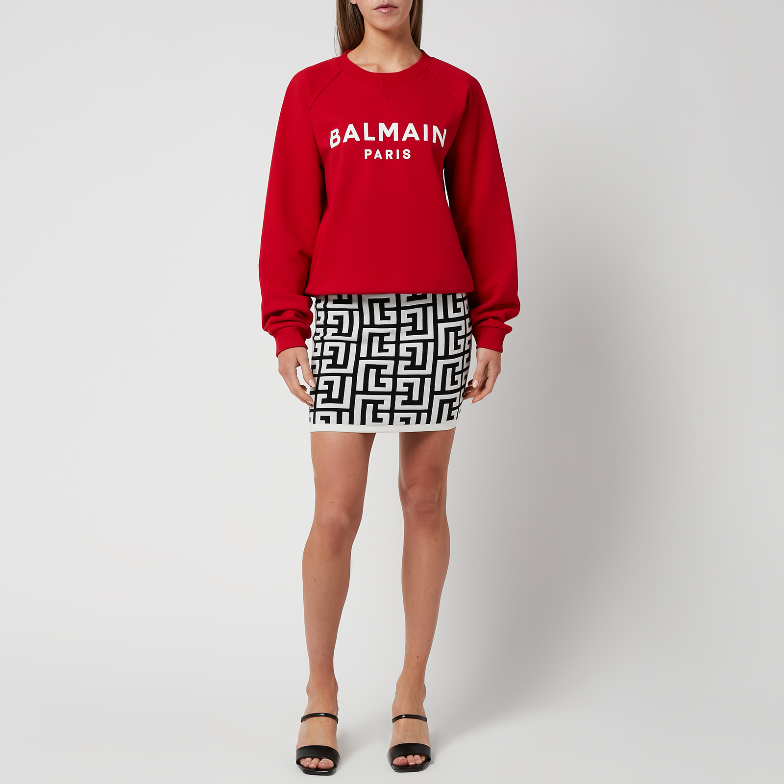 Balmain sweatshirt Pre-Owned Pre-Owned Skirts - GenesinlifeShops